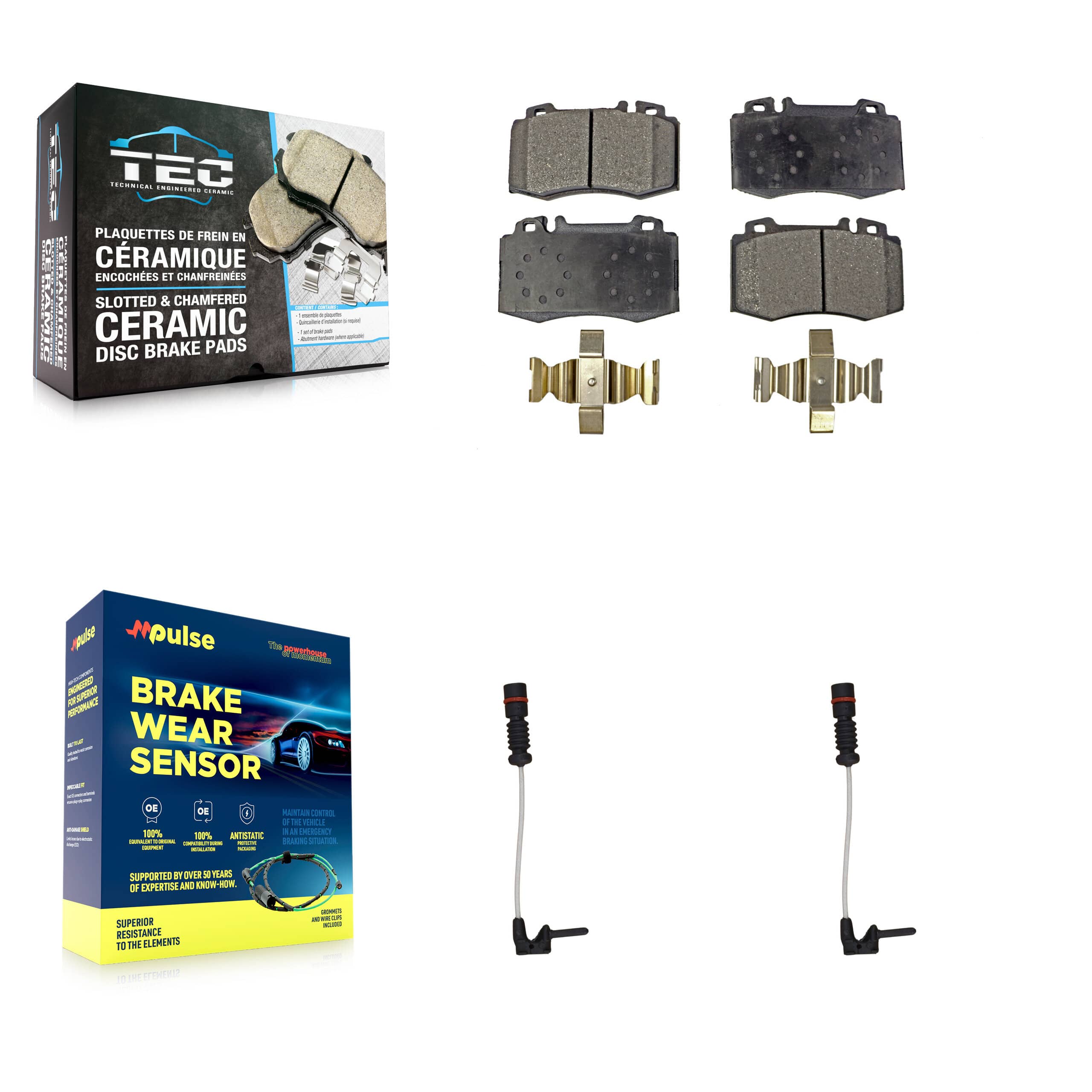 TEC - KTW-100958 - Front Disc Brake Pad Kits
