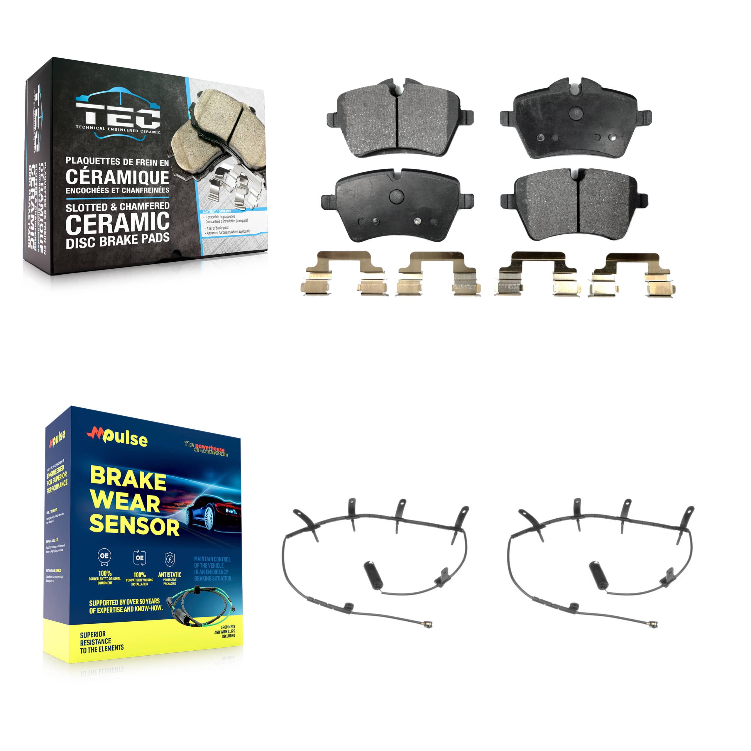 TEC - KTW-100986 - Front Disc Brake Pad Kits
