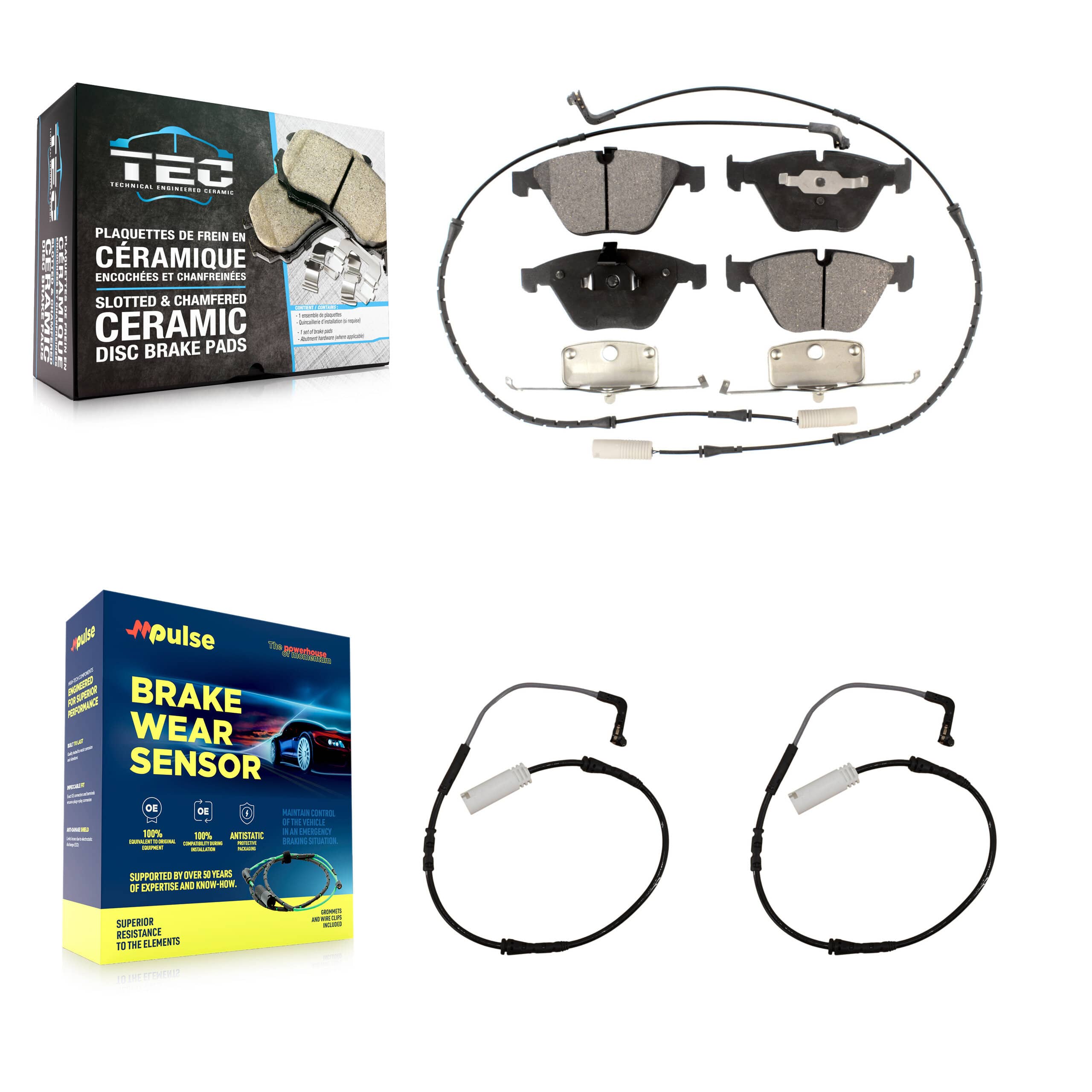 TEC - KTW-100996 - Front Disc Brake Pad Kits