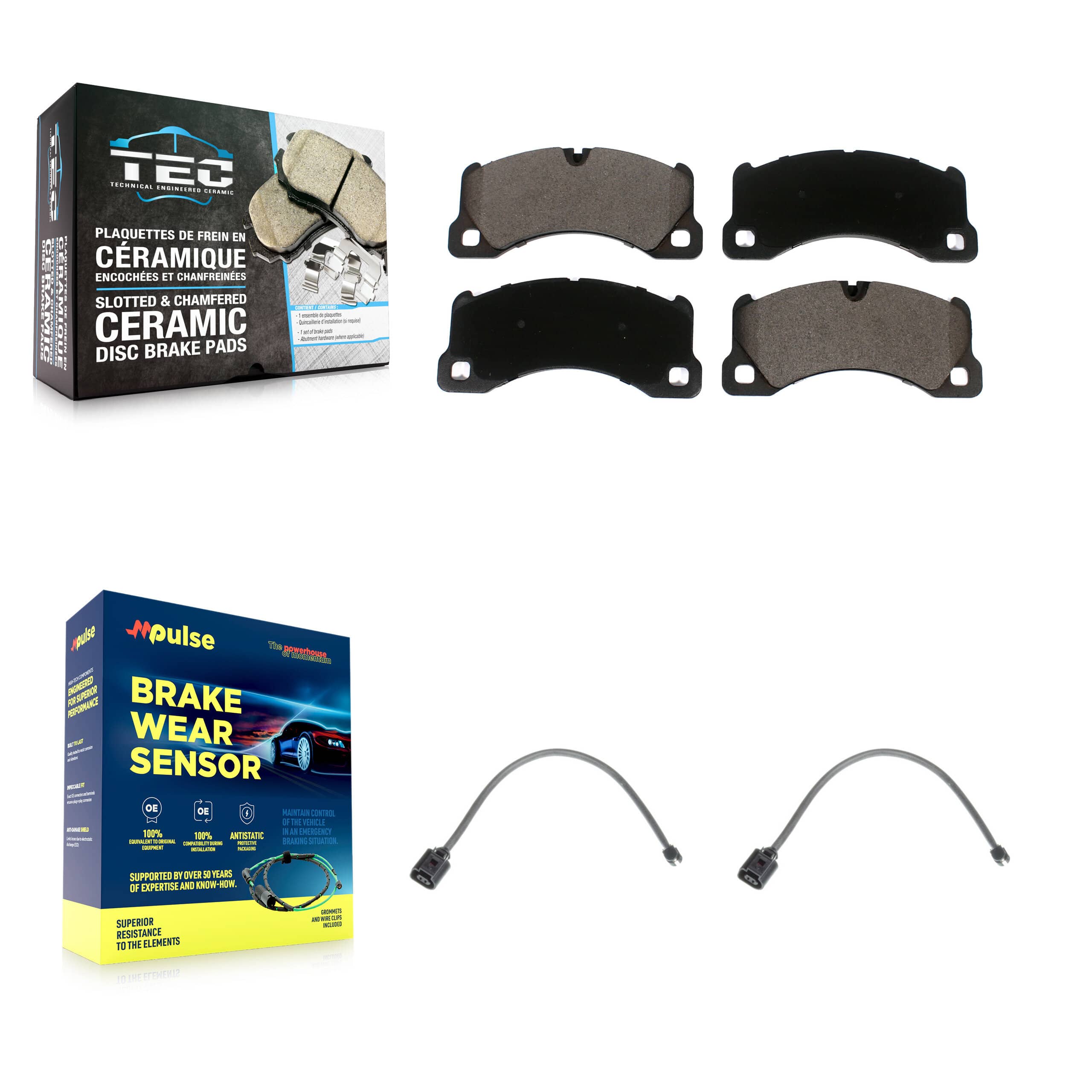TEC - KTW-101002 - Front Disc Brake Pad Kits
