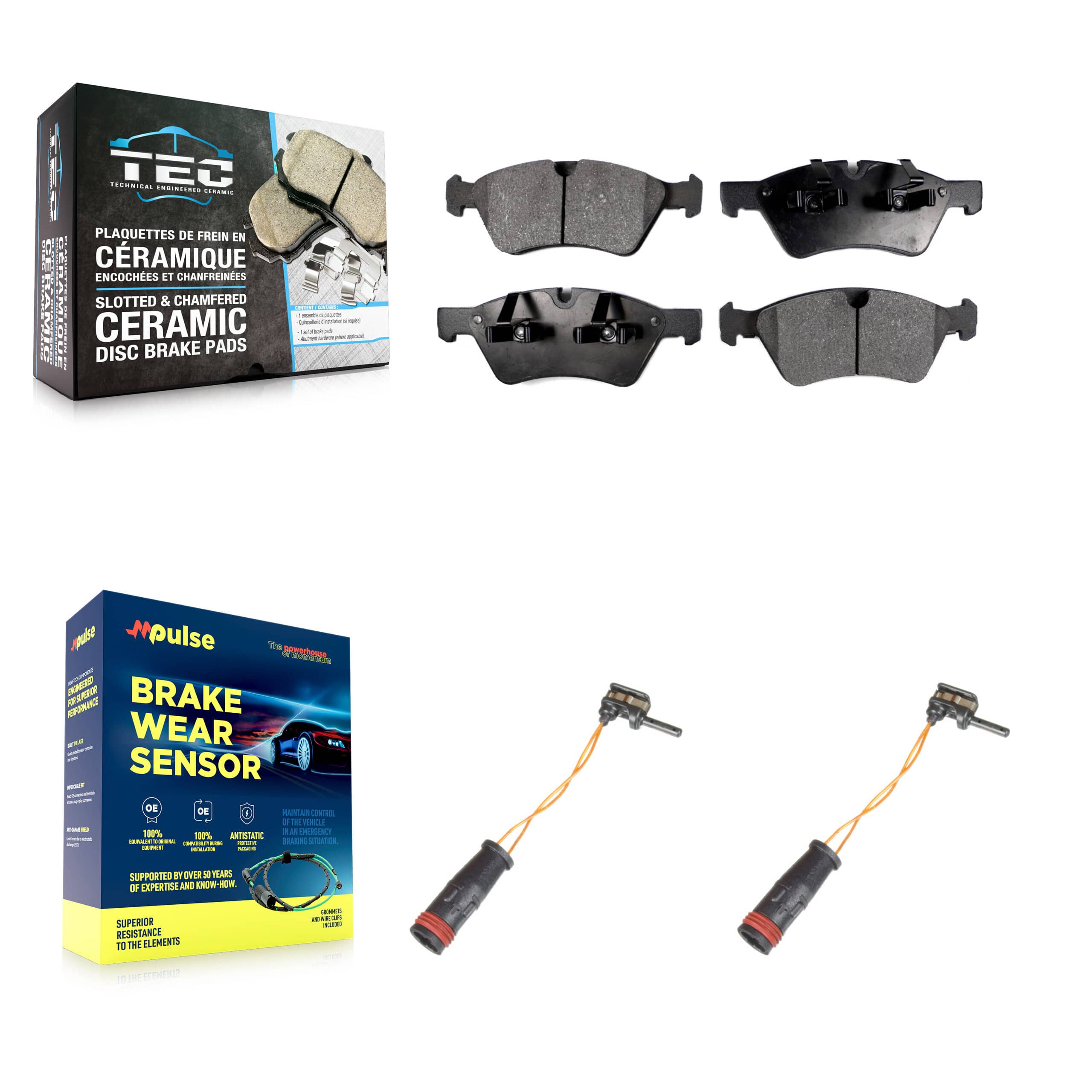 TEC - KTW-101014 - Front Disc Brake Pad Kits