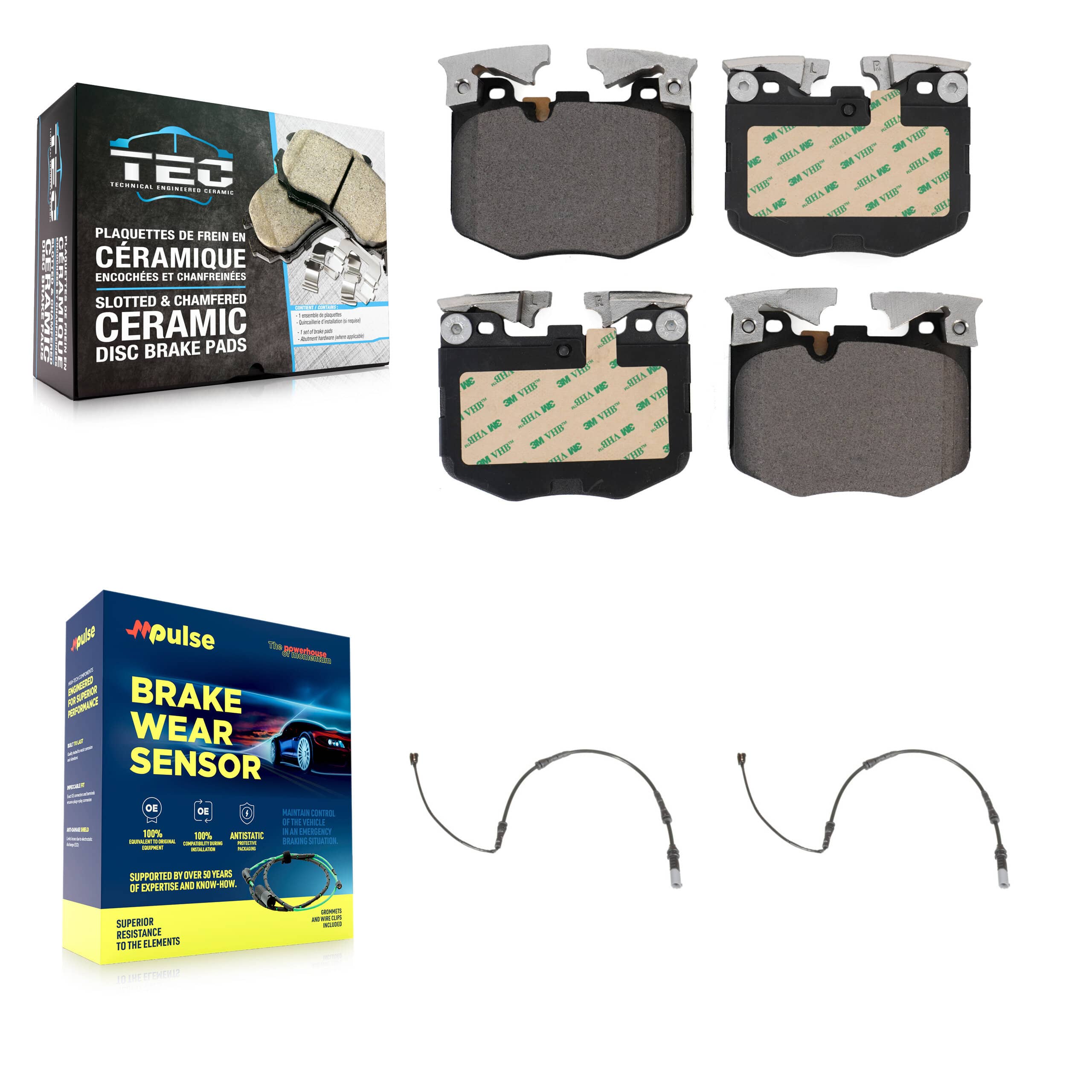 TEC - KTW-101042 - Front Disc Brake Pad Kits