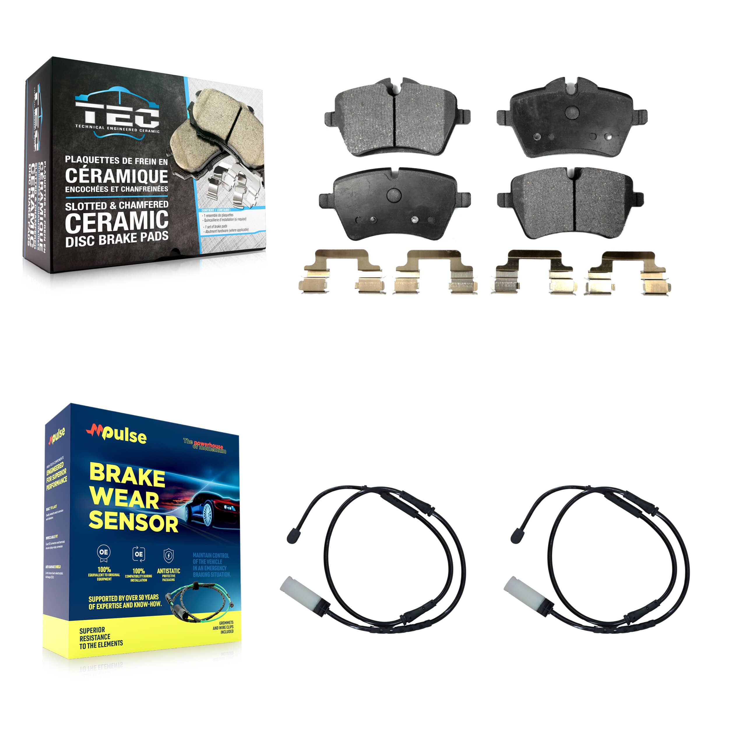 TEC - KTW-101047 - Front Disc Brake Pad Kits