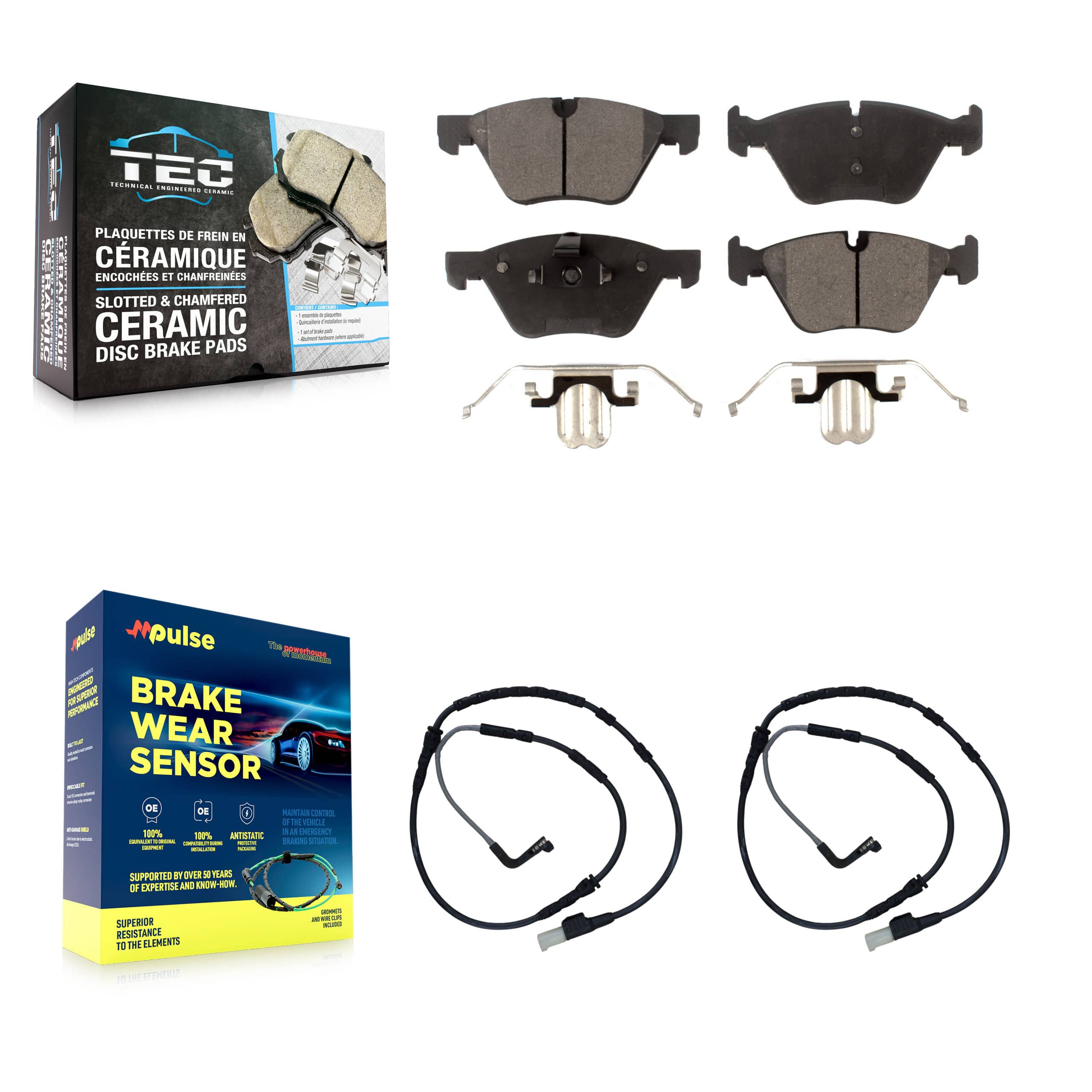 TEC - KTW-101063 - Front Disc Brake Pad Kits