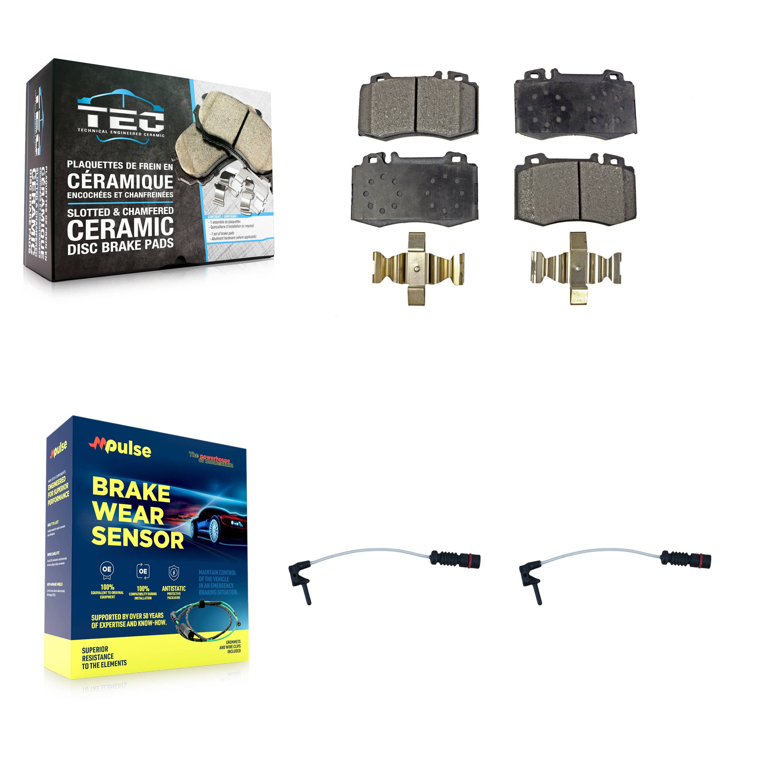 TEC - KTW-101072 - Front Disc Brake Pad Kits