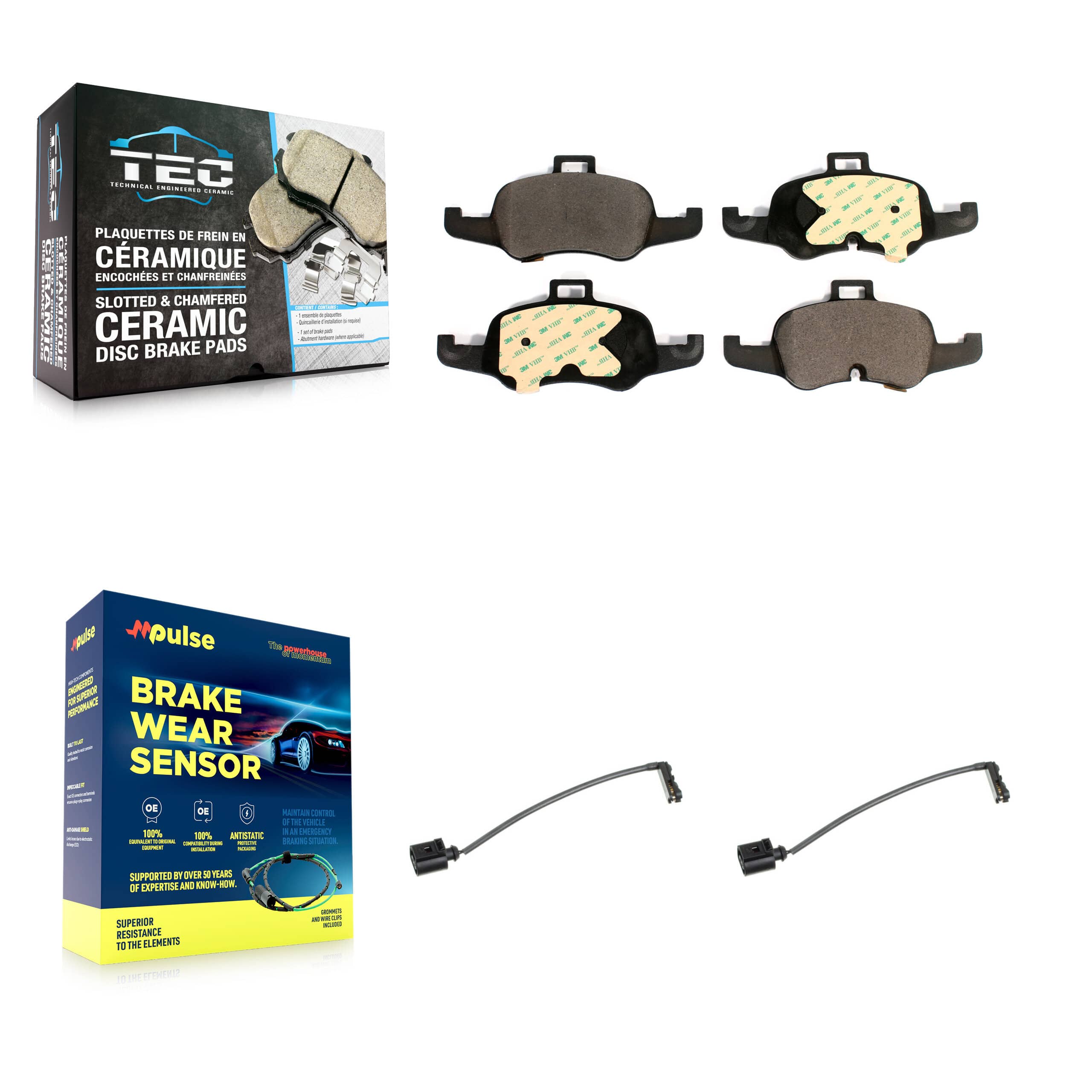 TEC - KTW-101073 - Front Disc Brake Pad Kits