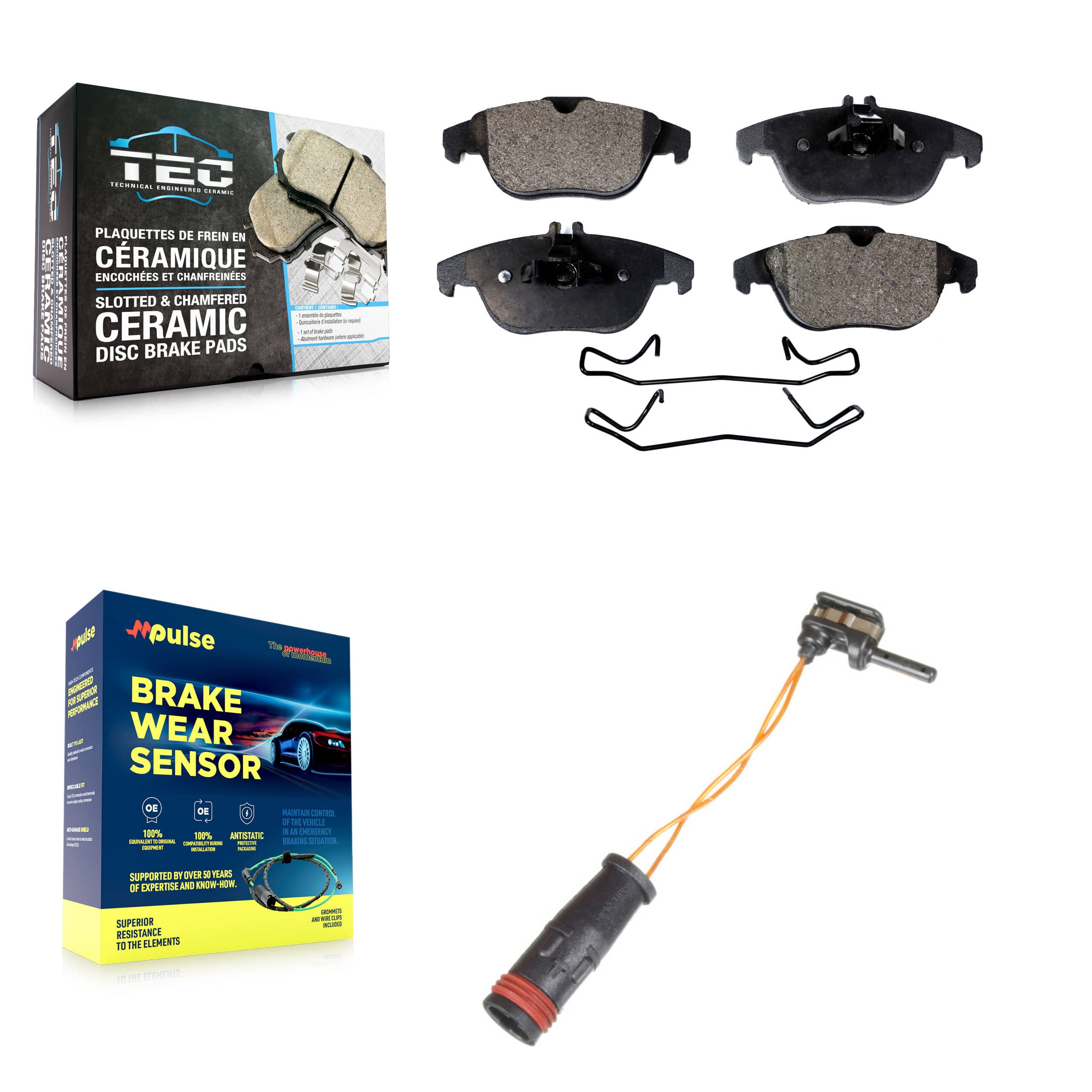 TEC - KTW-101185 - Rear Disc Brake Pad Kits