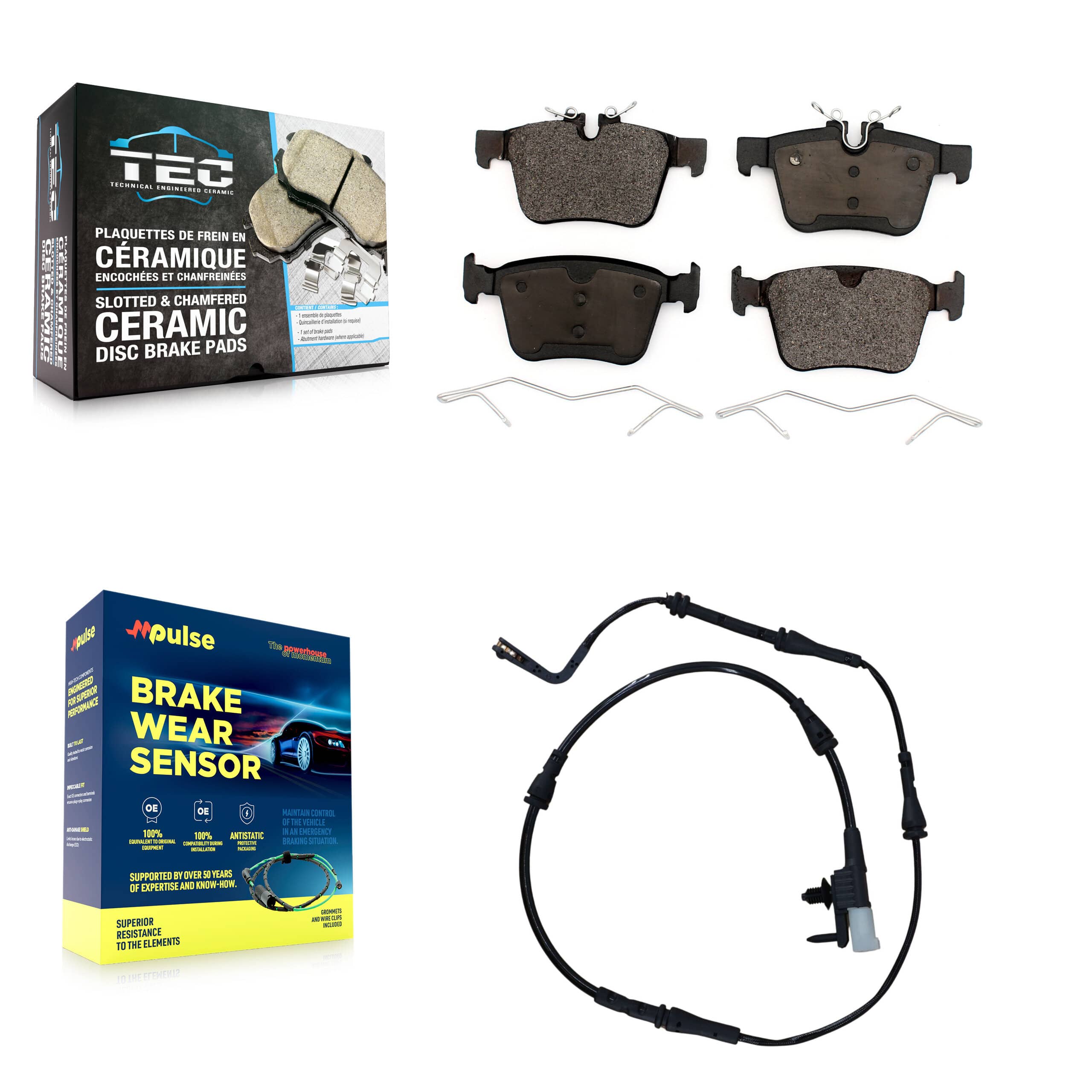 TEC - KTW-101213 - Rear Disc Brake Pad Kits