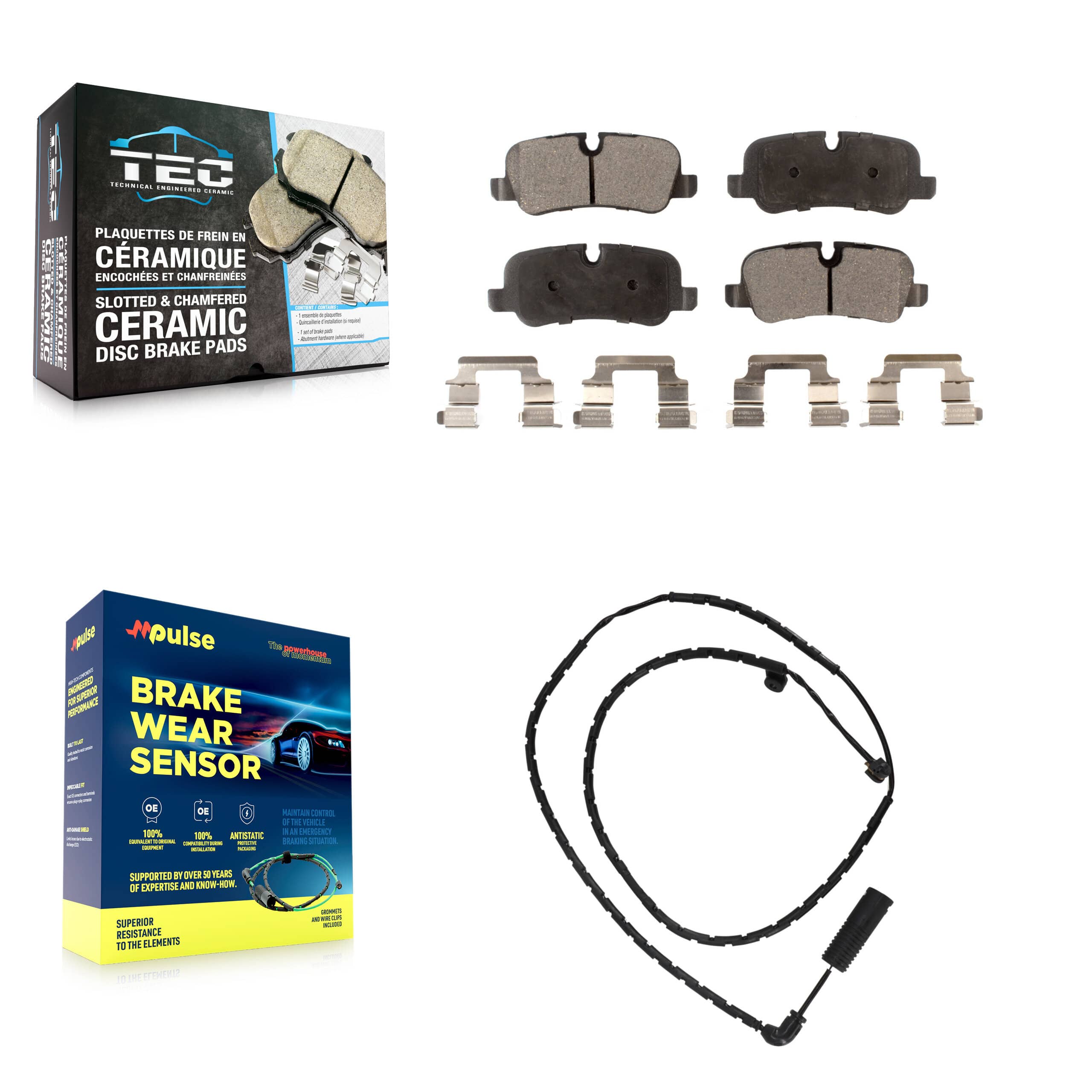 TEC - KTW-101218 - Rear Disc Brake Pad Kits