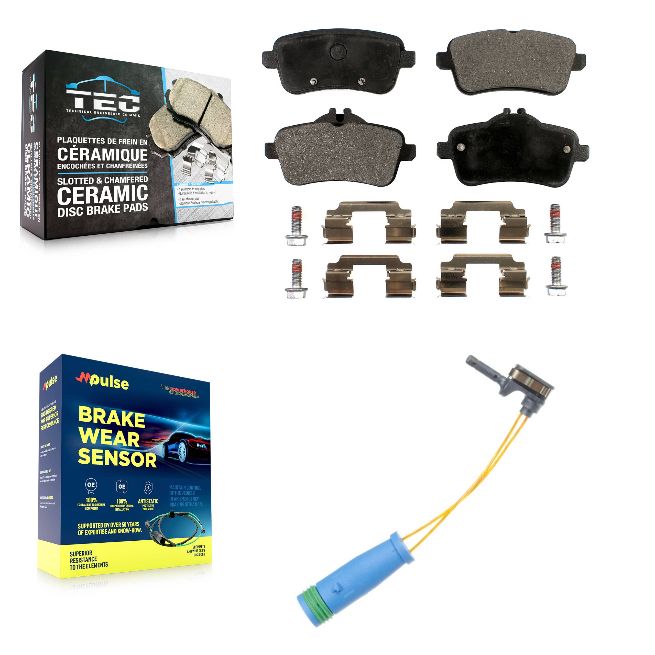 TEC - KTW-101226 - Rear Disc Brake Pad Kits