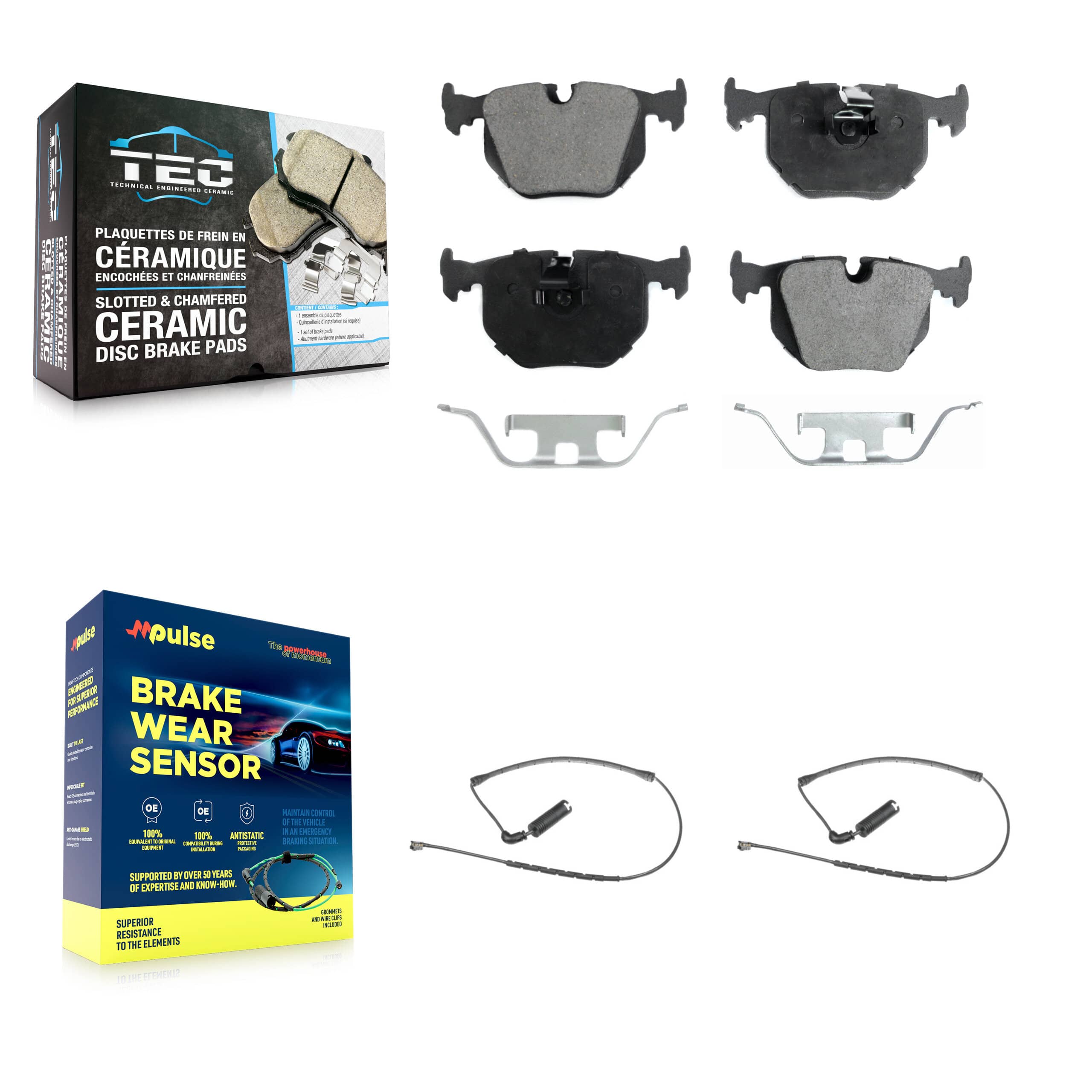 TEC - KTW-101250 - Rear Disc Brake Pad Kits