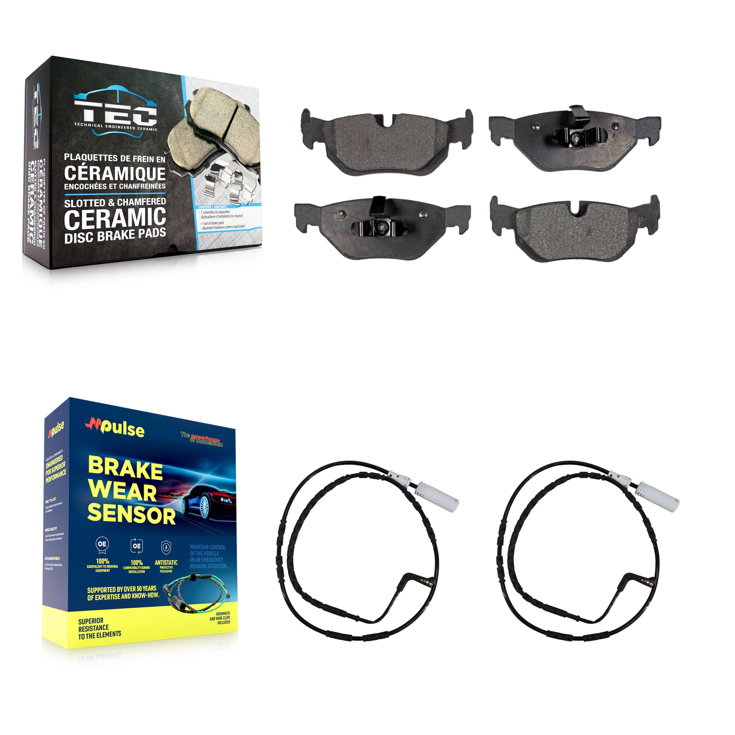 TEC - KTW-101275 - Rear Disc Brake Pad Kits