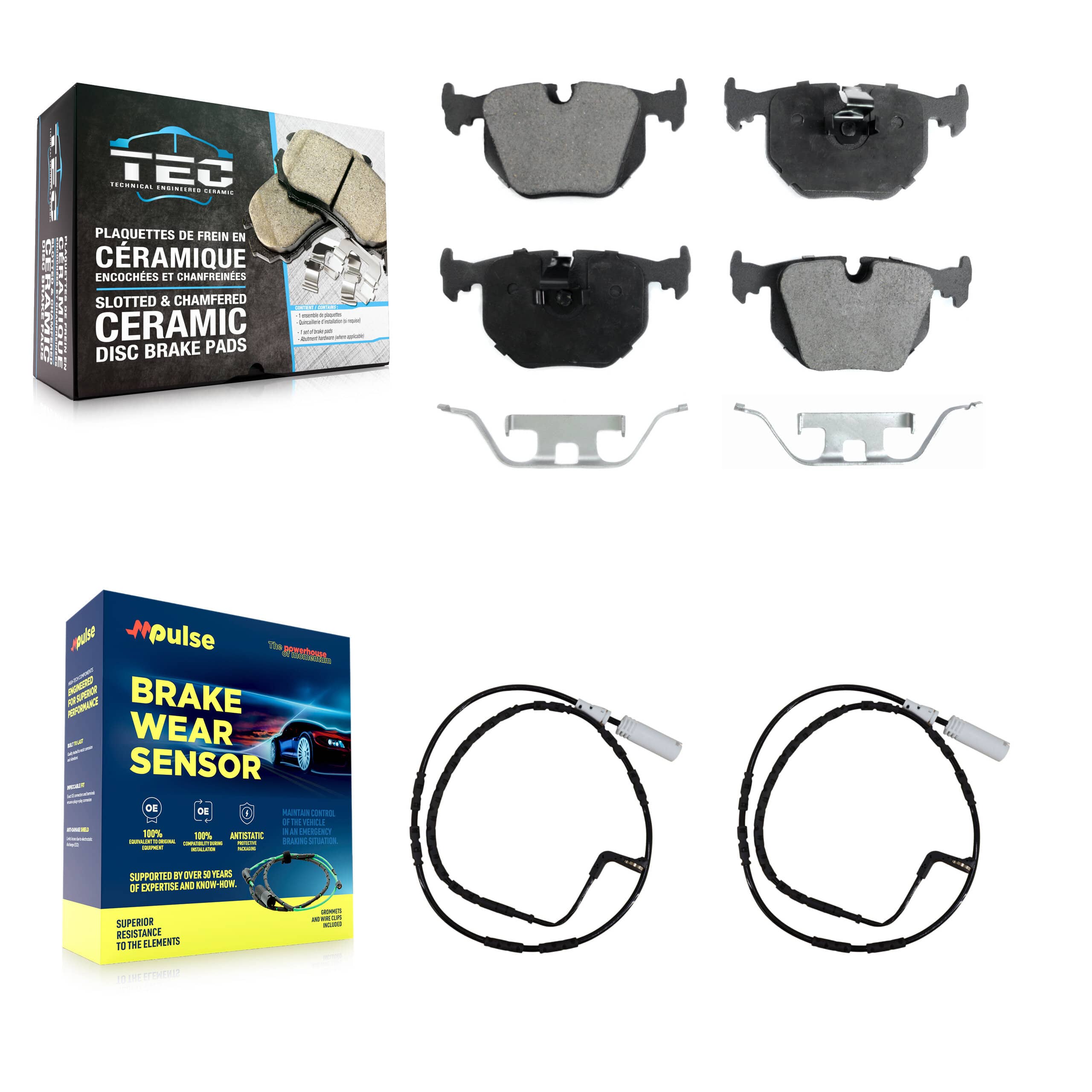 TEC - KTW-101279 - Rear Disc Brake Pad Kits