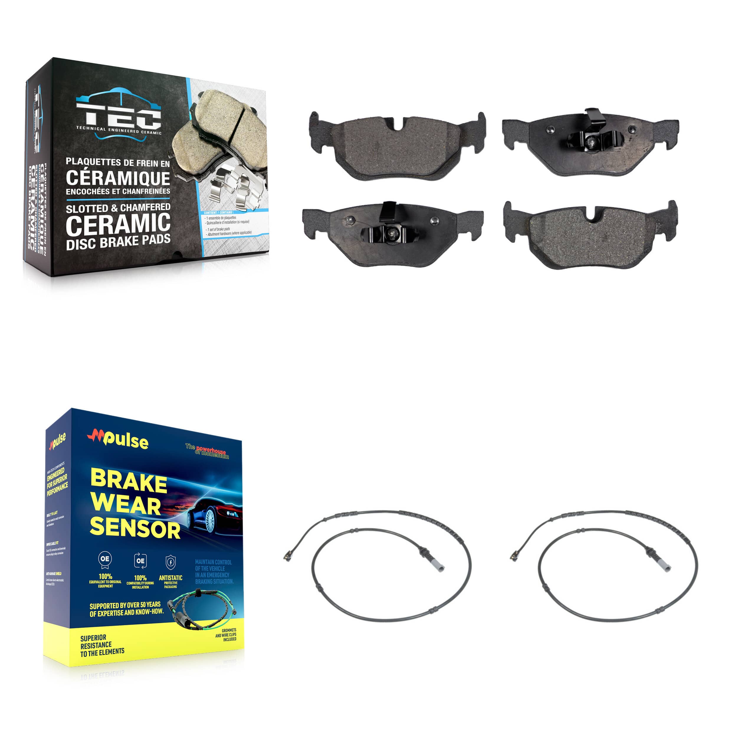 TEC - KTW-101292 - Rear Disc Brake Pad Kits