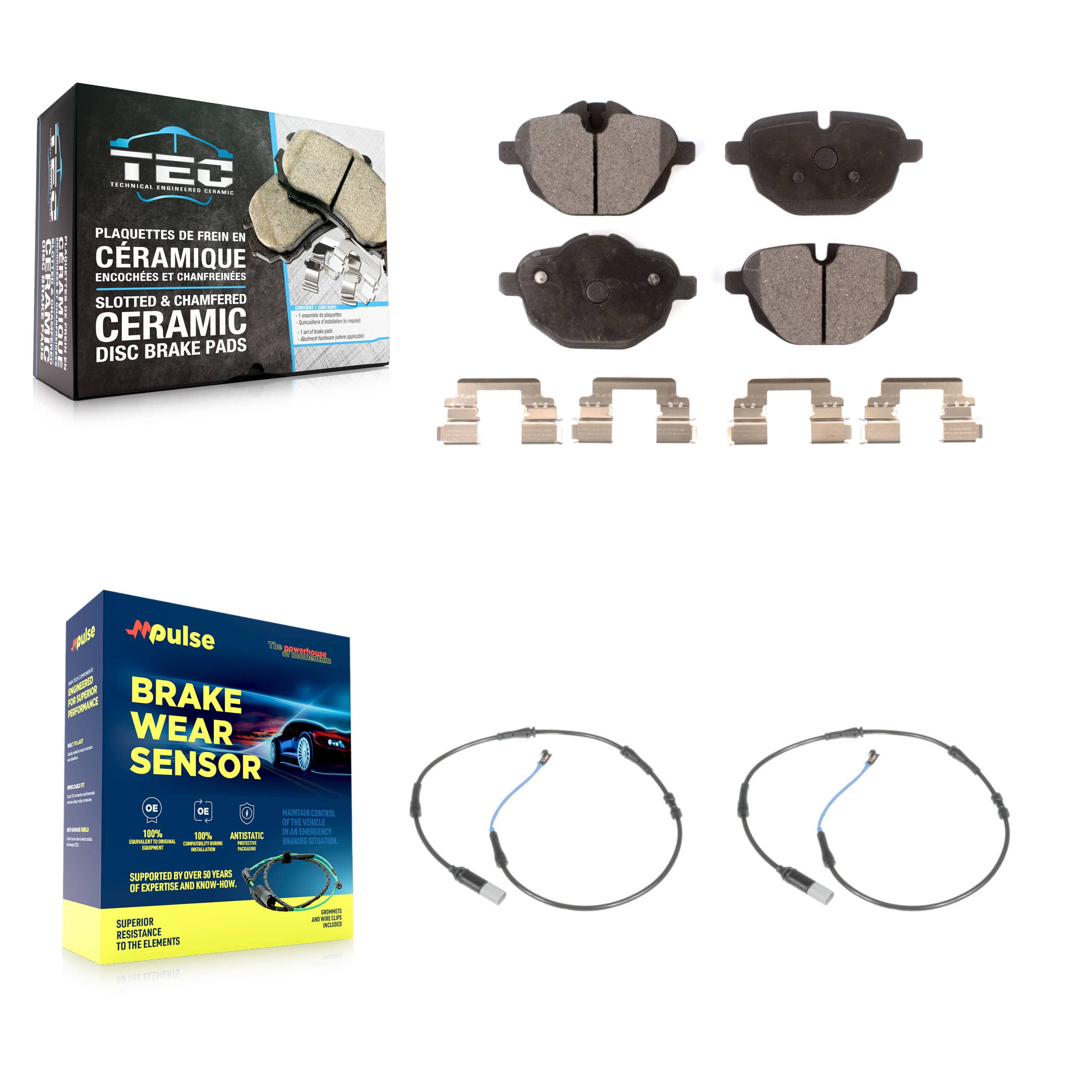 TEC - KTW-101318 - Rear Disc Brake Pad Kits