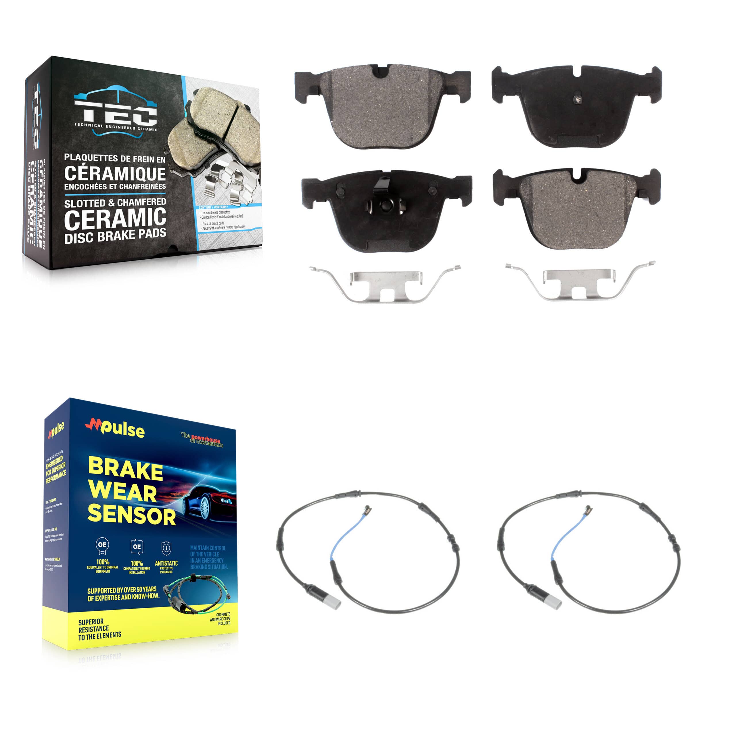 TEC - KTW-101319 - Rear Disc Brake Pad Kits