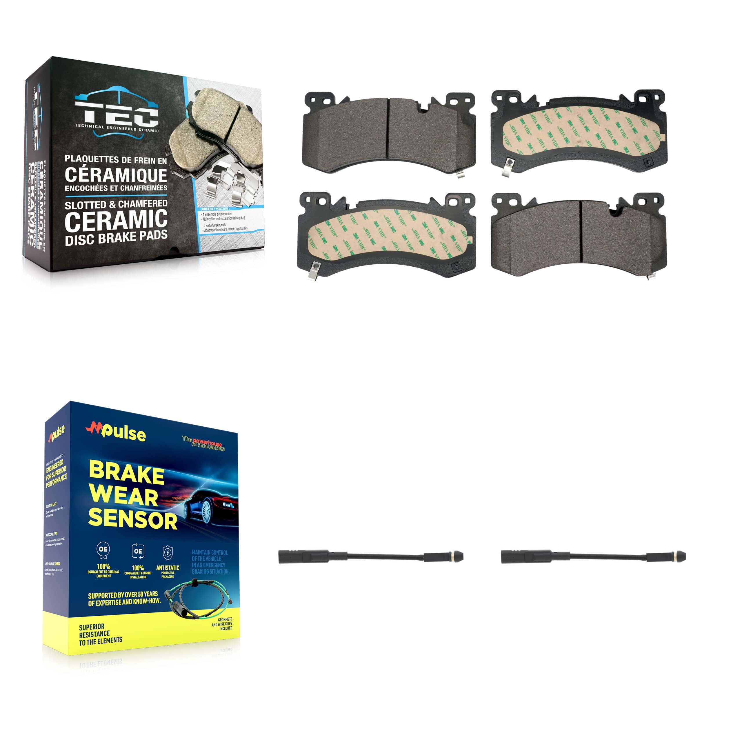 TEC - KTW-101693 - Front Disc Brake Pad Kits
