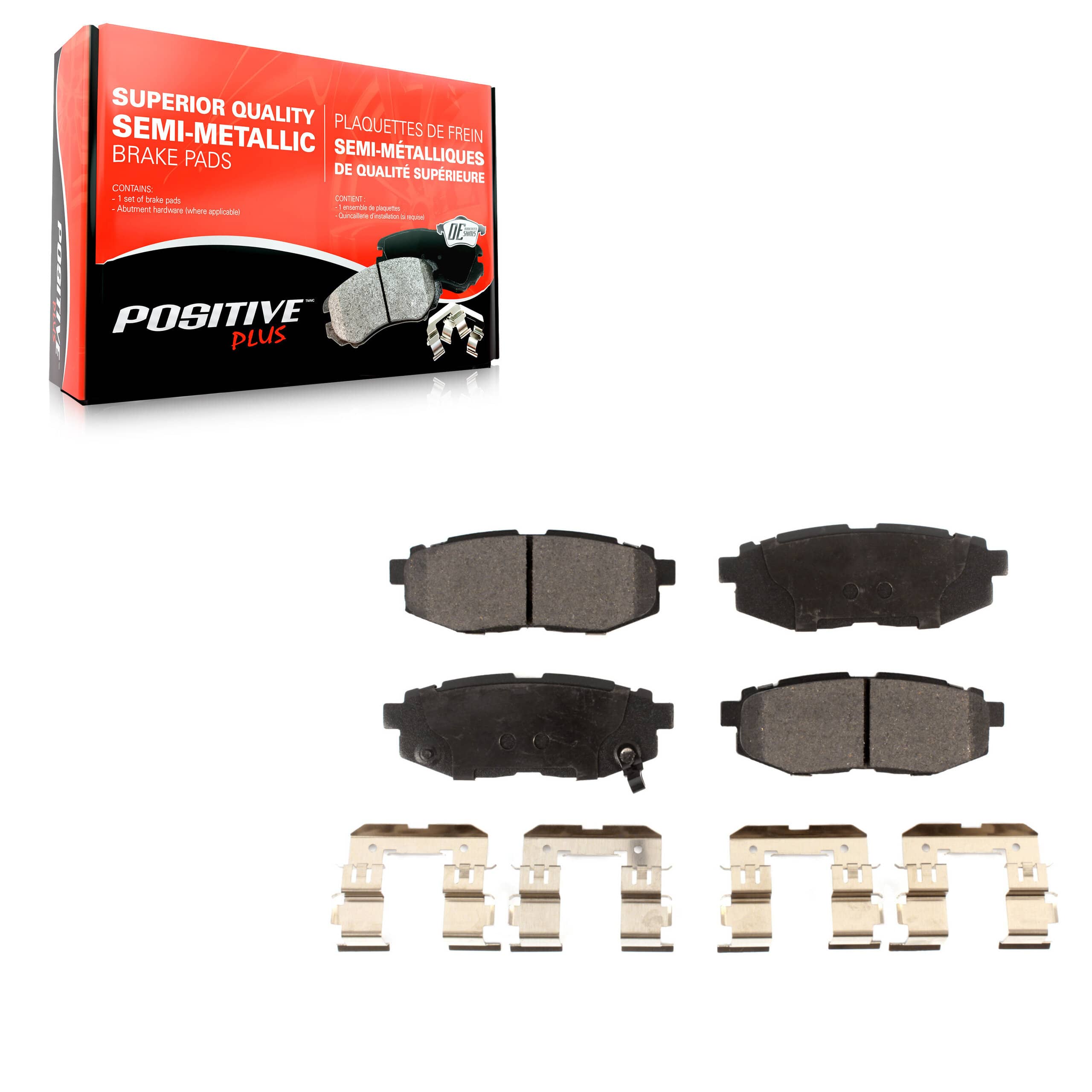 Positive Plus - PPF-D1124 - Rear Disc Brake Pad