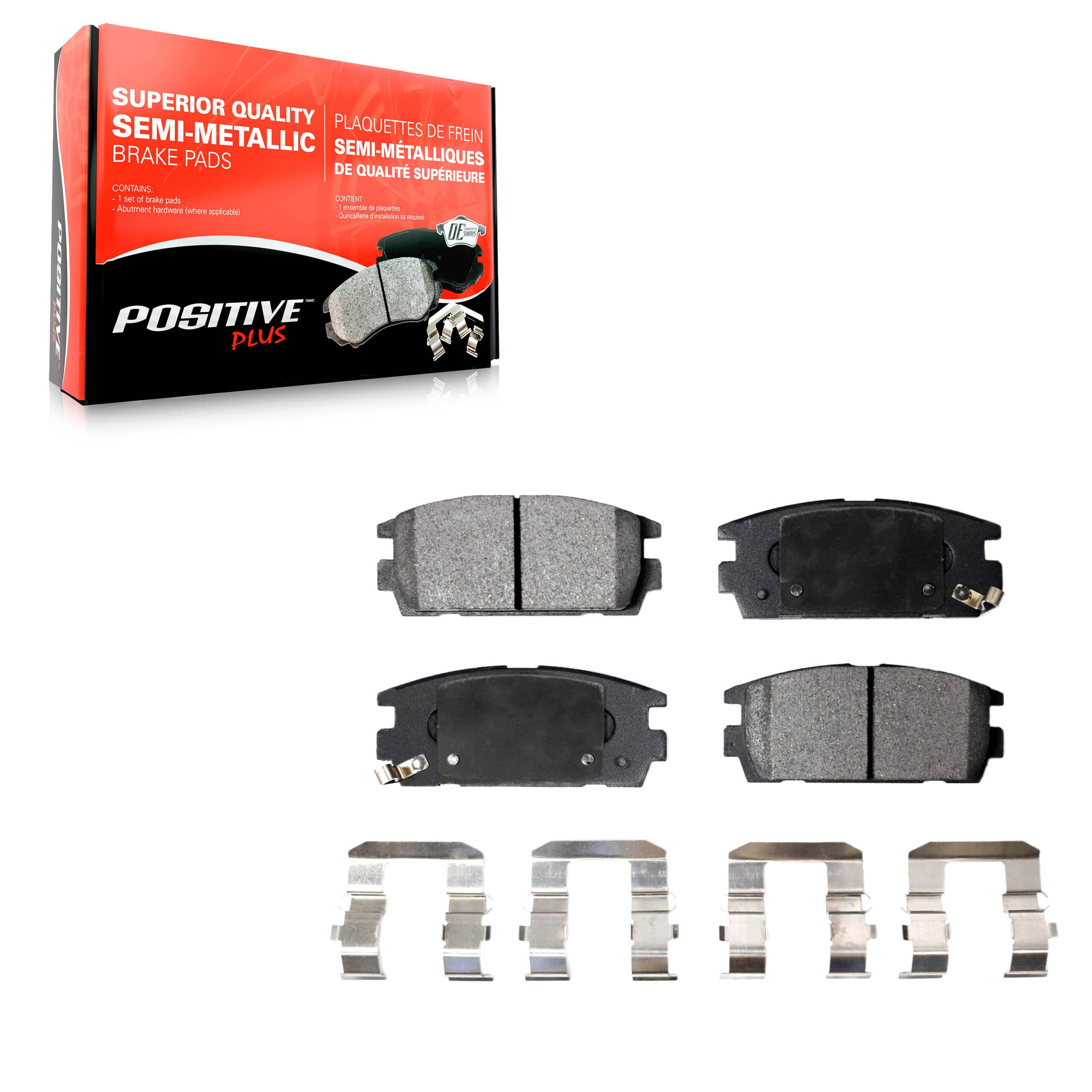 Positive Plus - PPF-D1275 - Rear Disc Brake Pad