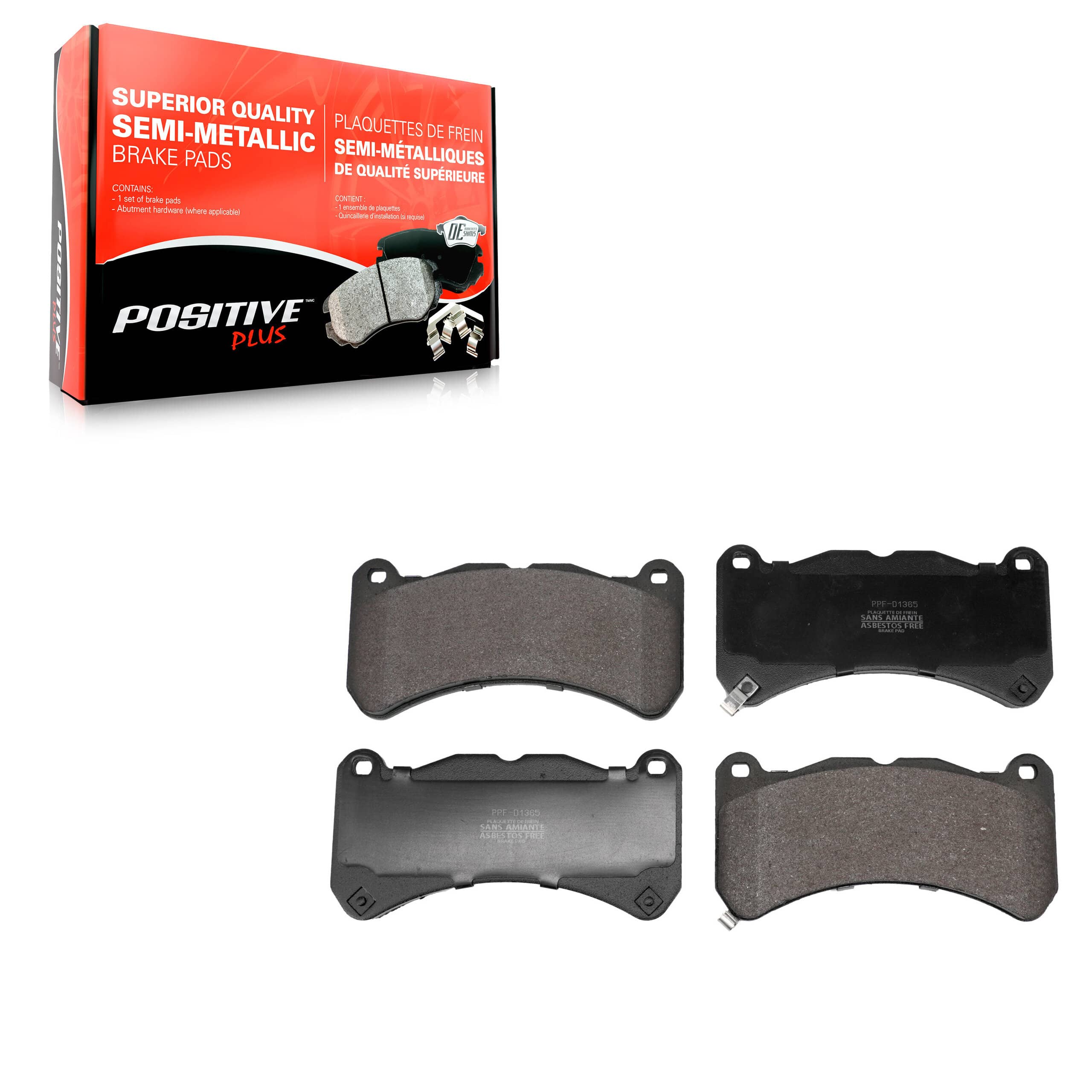 Positive Plus - PPF-D1365 - Front Disc Brake Pad
