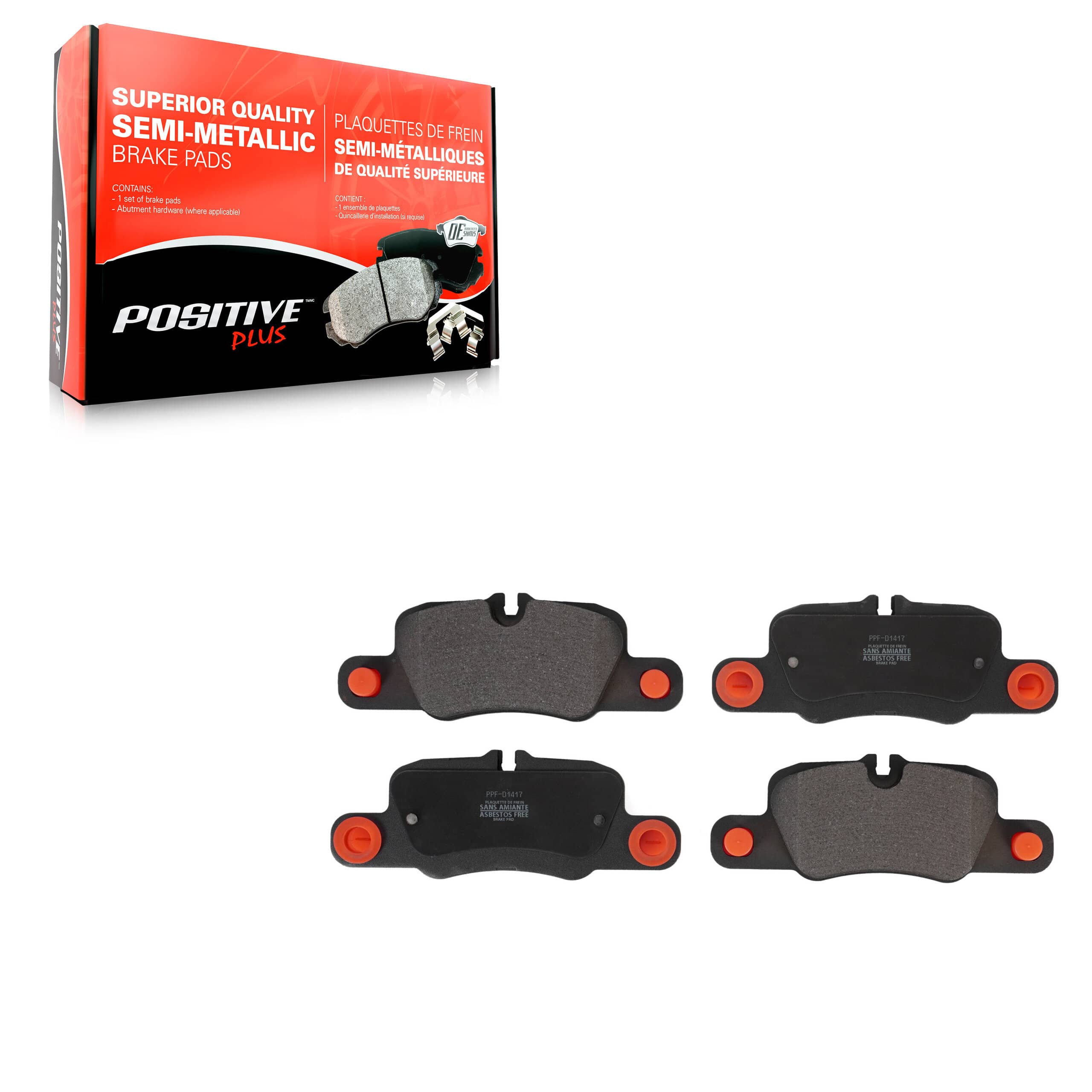Positive Plus - PPF-D1417 - Rear Disc Brake Pad