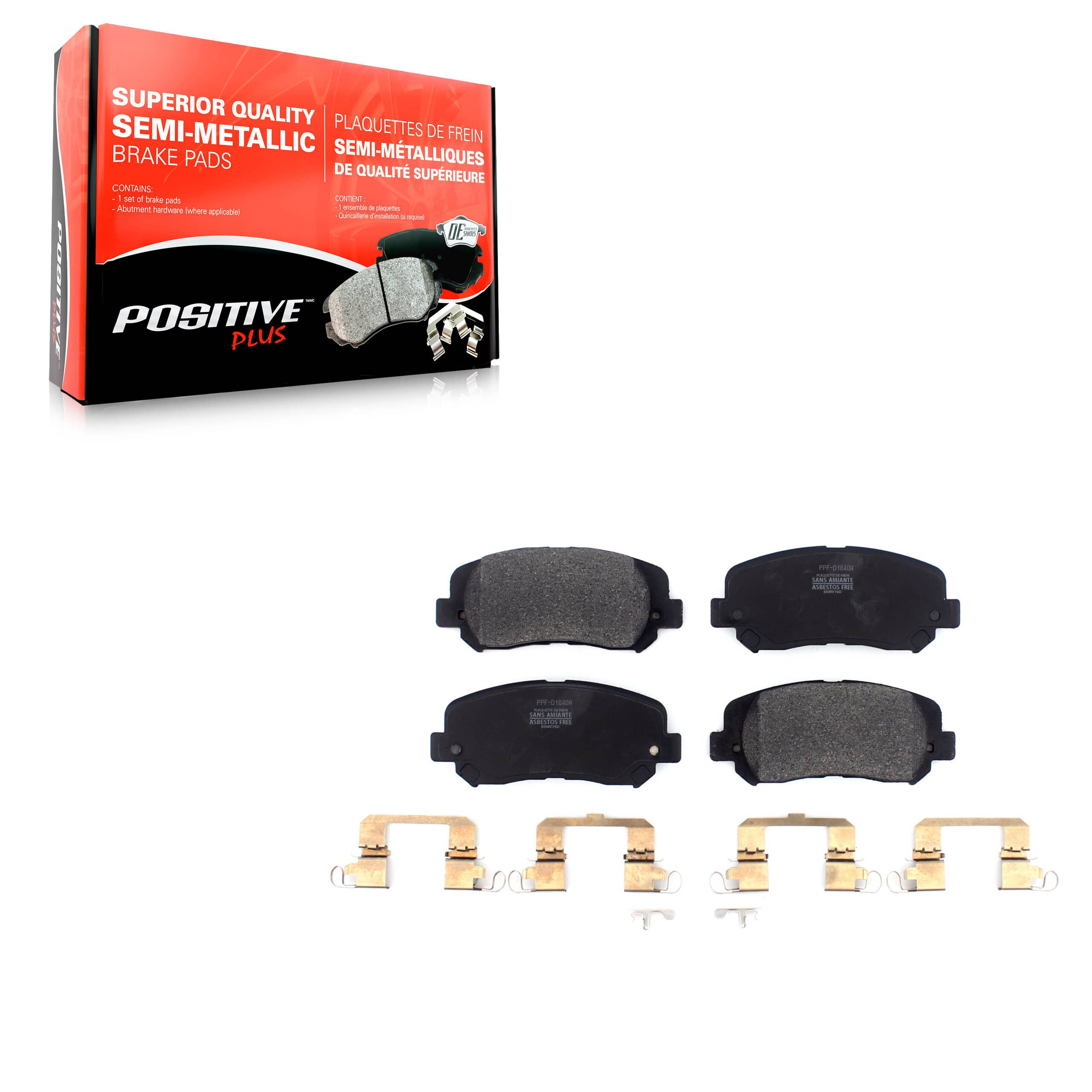 Positive Plus - PPF-D1640A - Front Disc Brake Pad