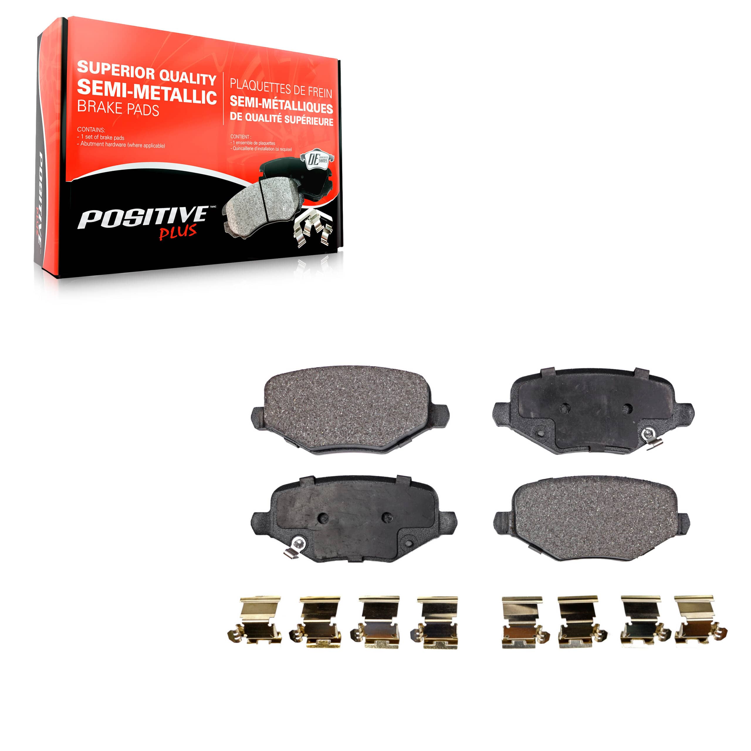 Positive Plus - PPF-D1719 - Rear Disc Brake Pad