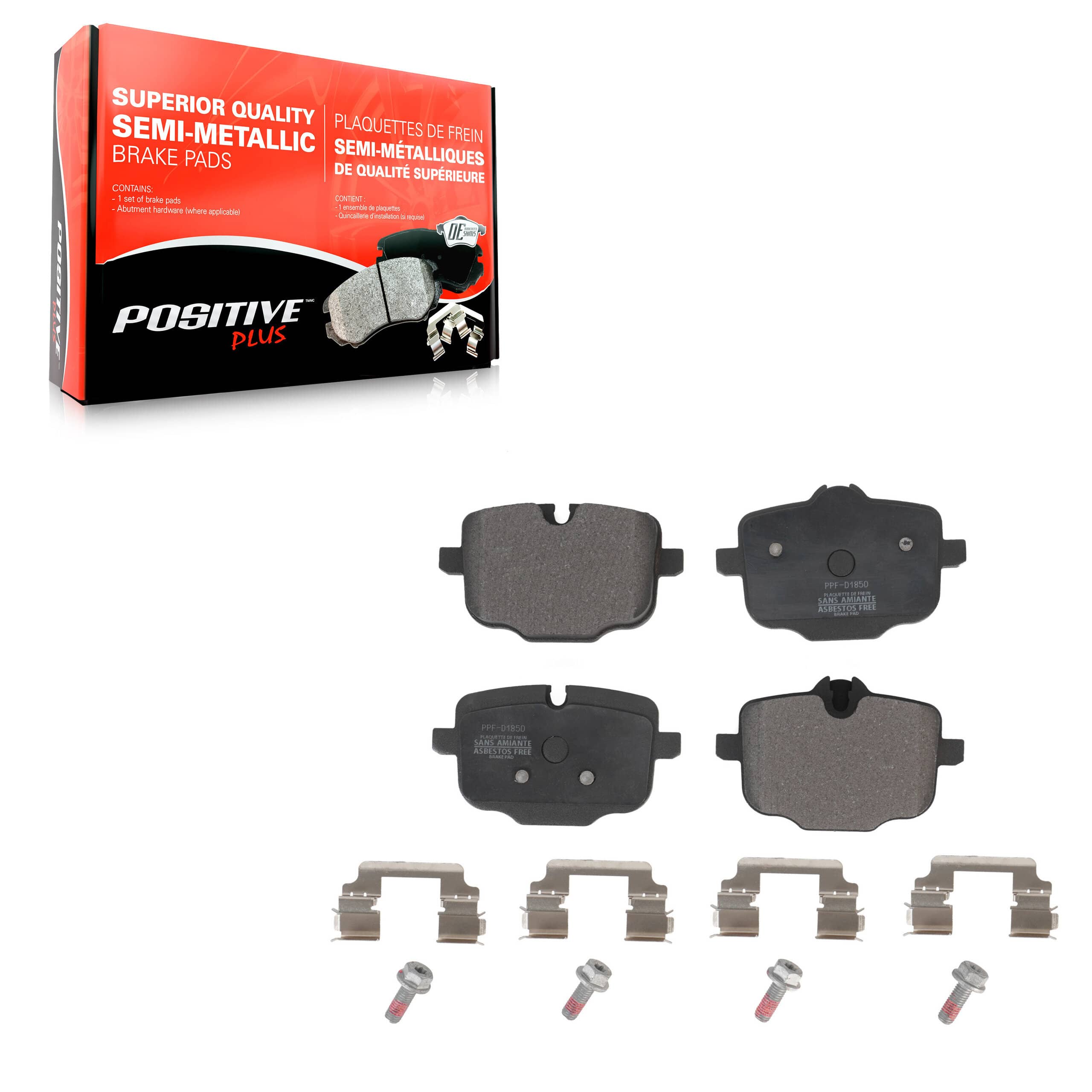 Positive Plus - PPF-D1850 - Rear Disc Brake Pad
