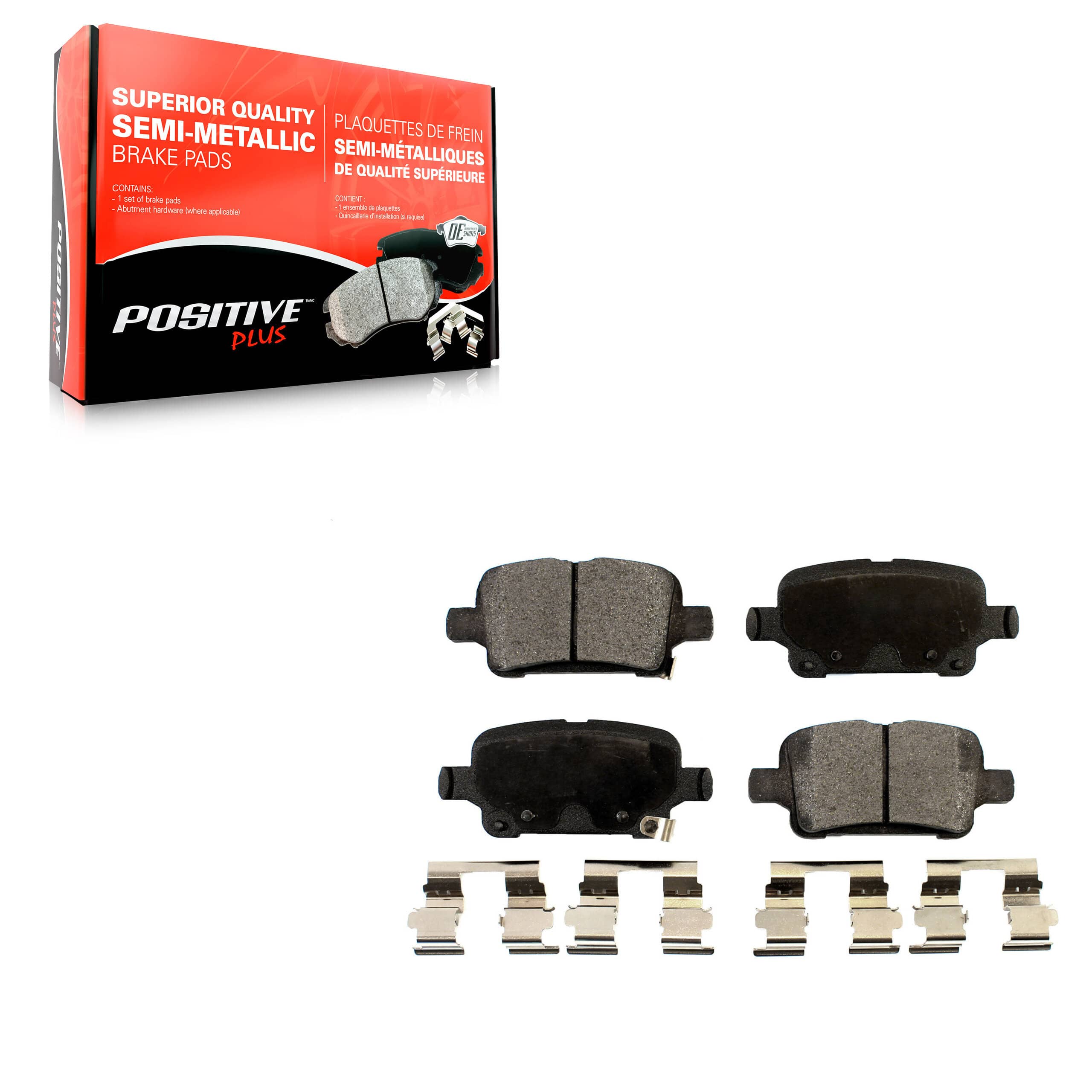 Positive Plus - PPF-D1857 - Rear Disc Brake Pad