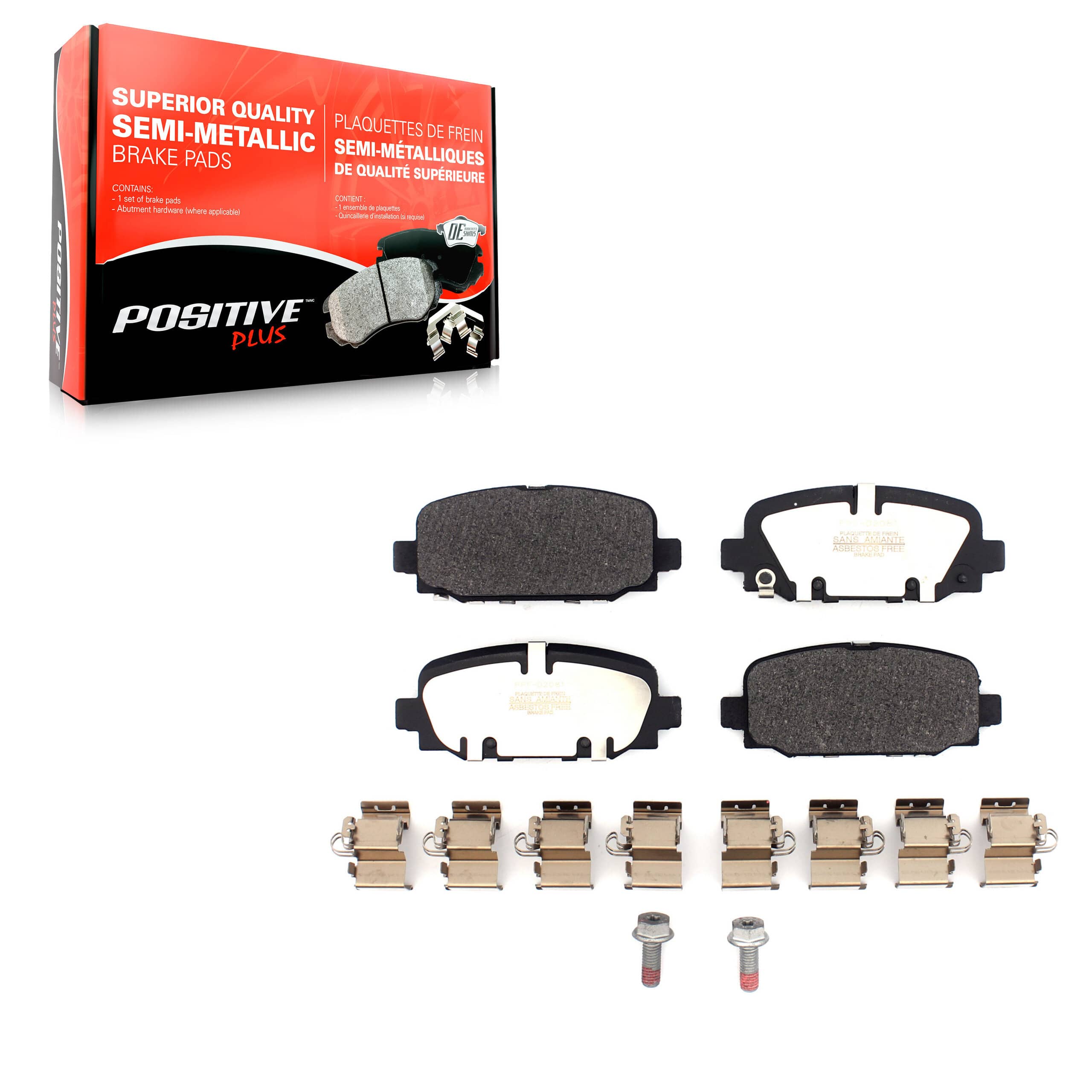 Positive Plus - PPF-D2081 - Rear Disc Brake Pad