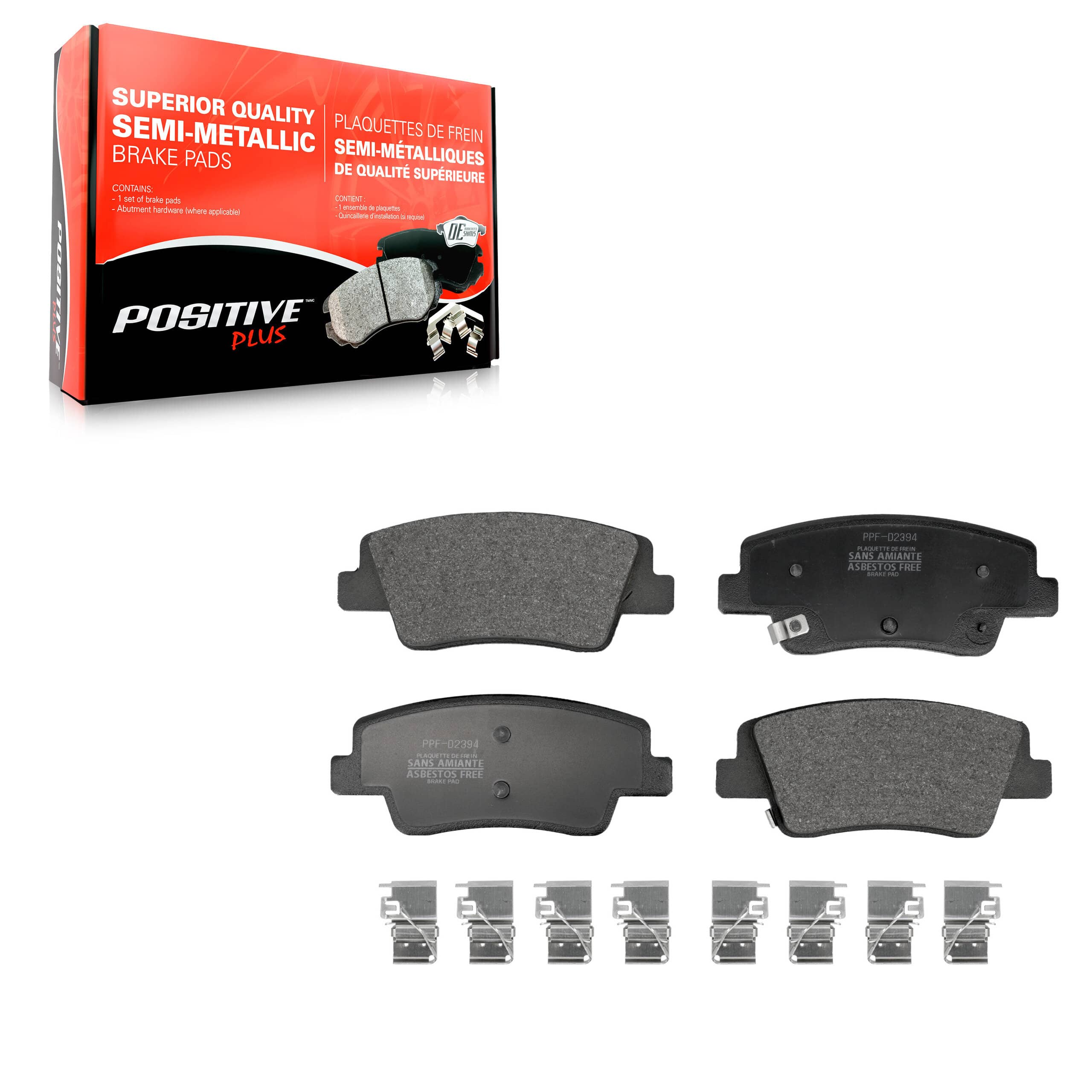 Positive Plus - PPF-D2394 - Rear Disc Brake Pad