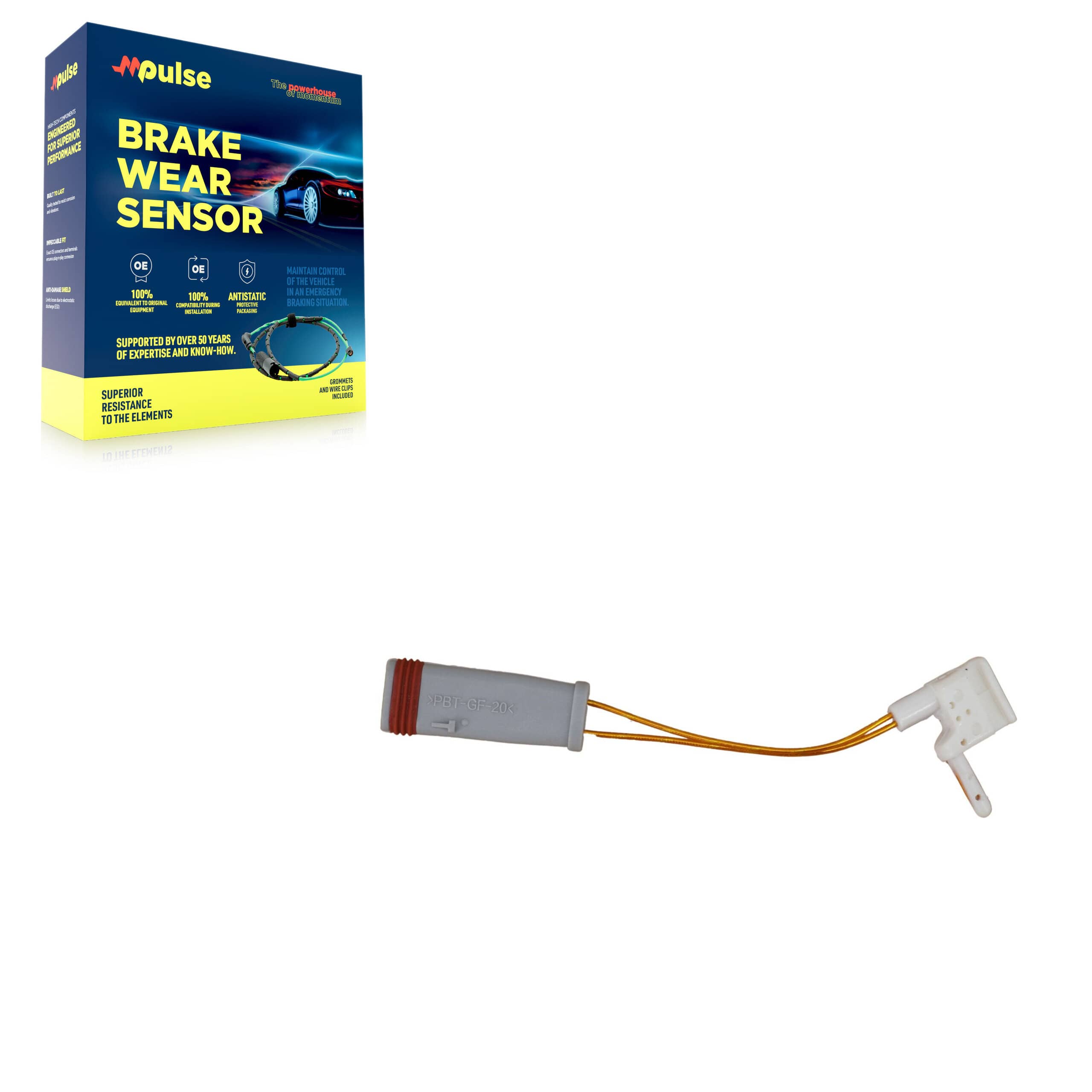 Mpulse - SEN-2BWS0135 - Front Left Disc Brake Pad Wear Sensor