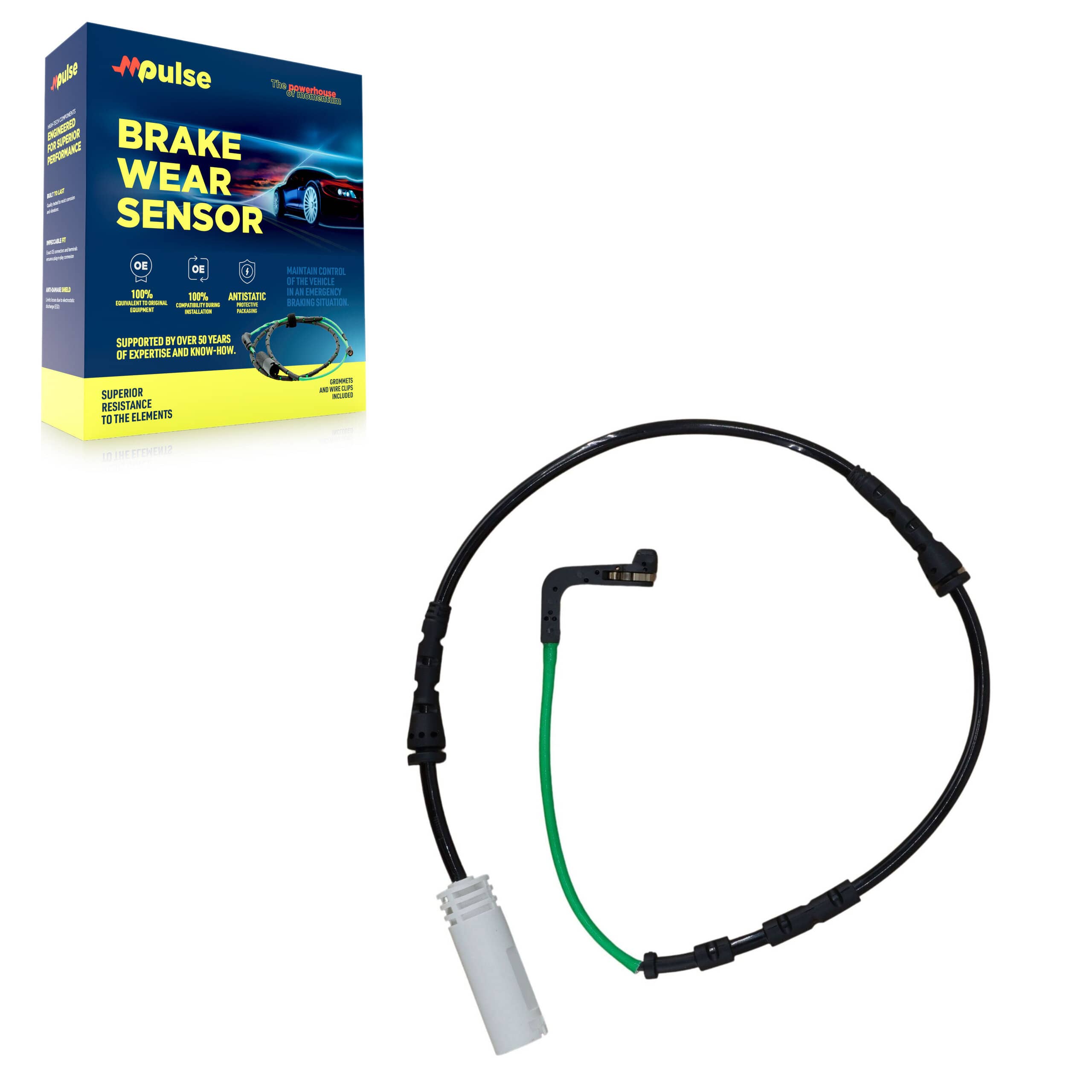 Mpulse - SEN-2BWS0211 - Front Left Disc Brake Pad Wear Sensor