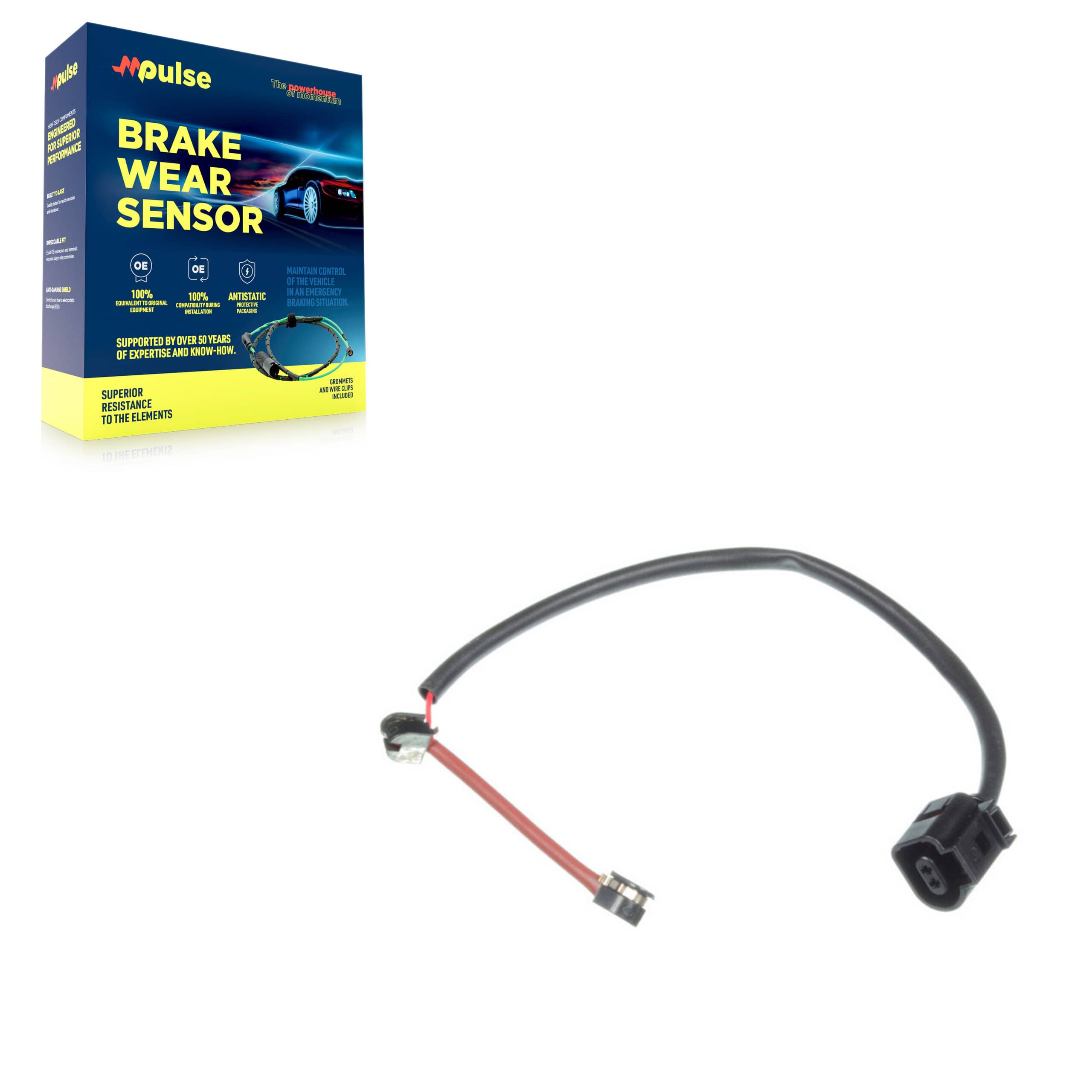 Mpulse - SEN-2BWS0216 - Front Disc Brake Pad Wear Sensor