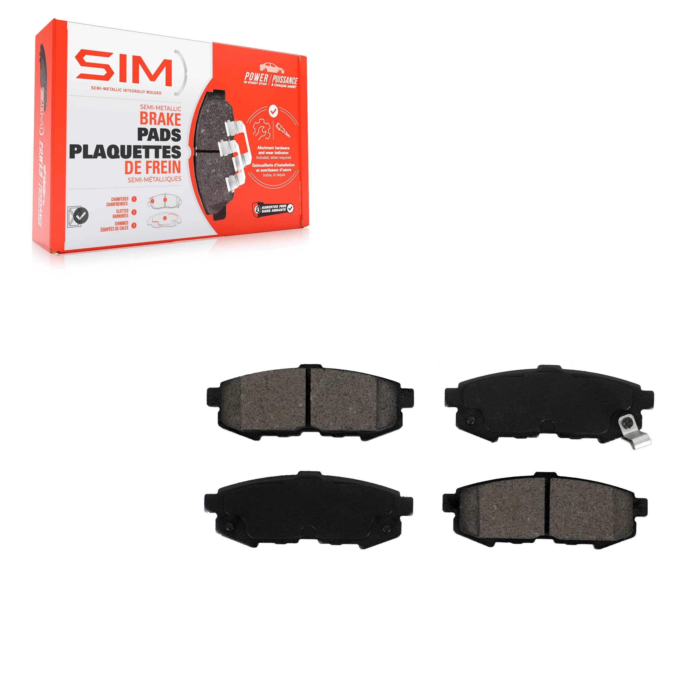SIM - SIM-1073 - Rear Disc Brake Pad