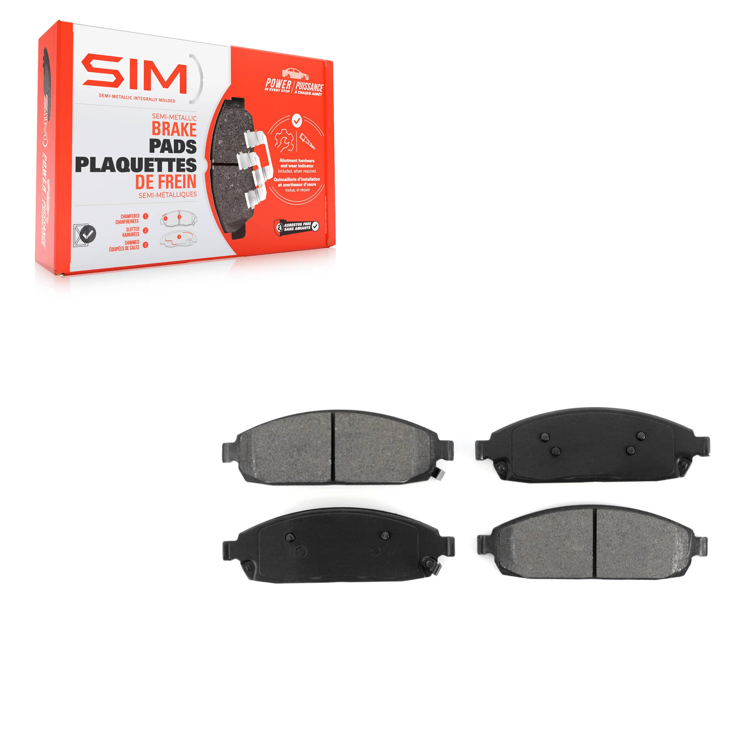 SIM - SIM-1080 - Front Disc Brake Pad