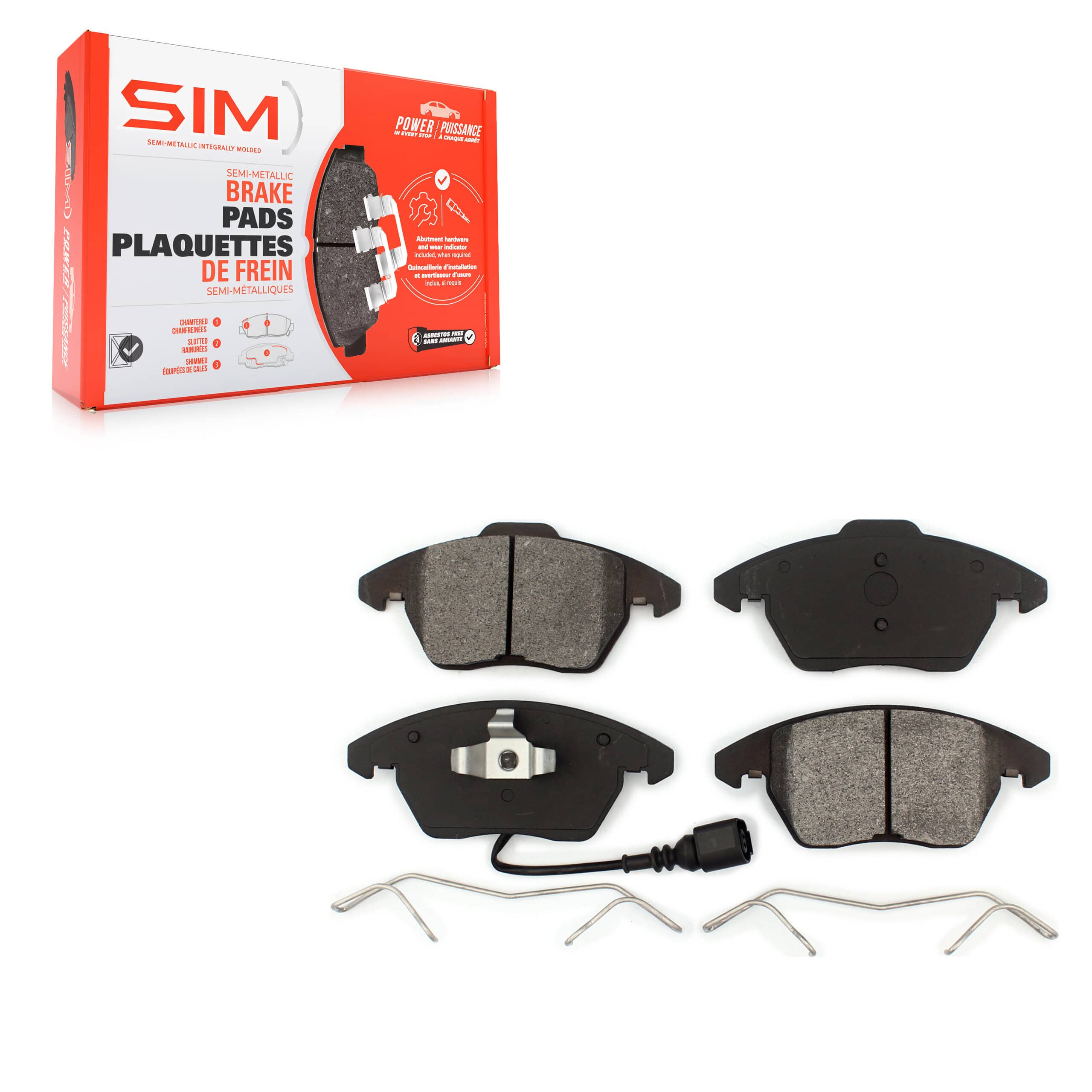 SIM - SIM-1107 - Front Disc Brake Pad
