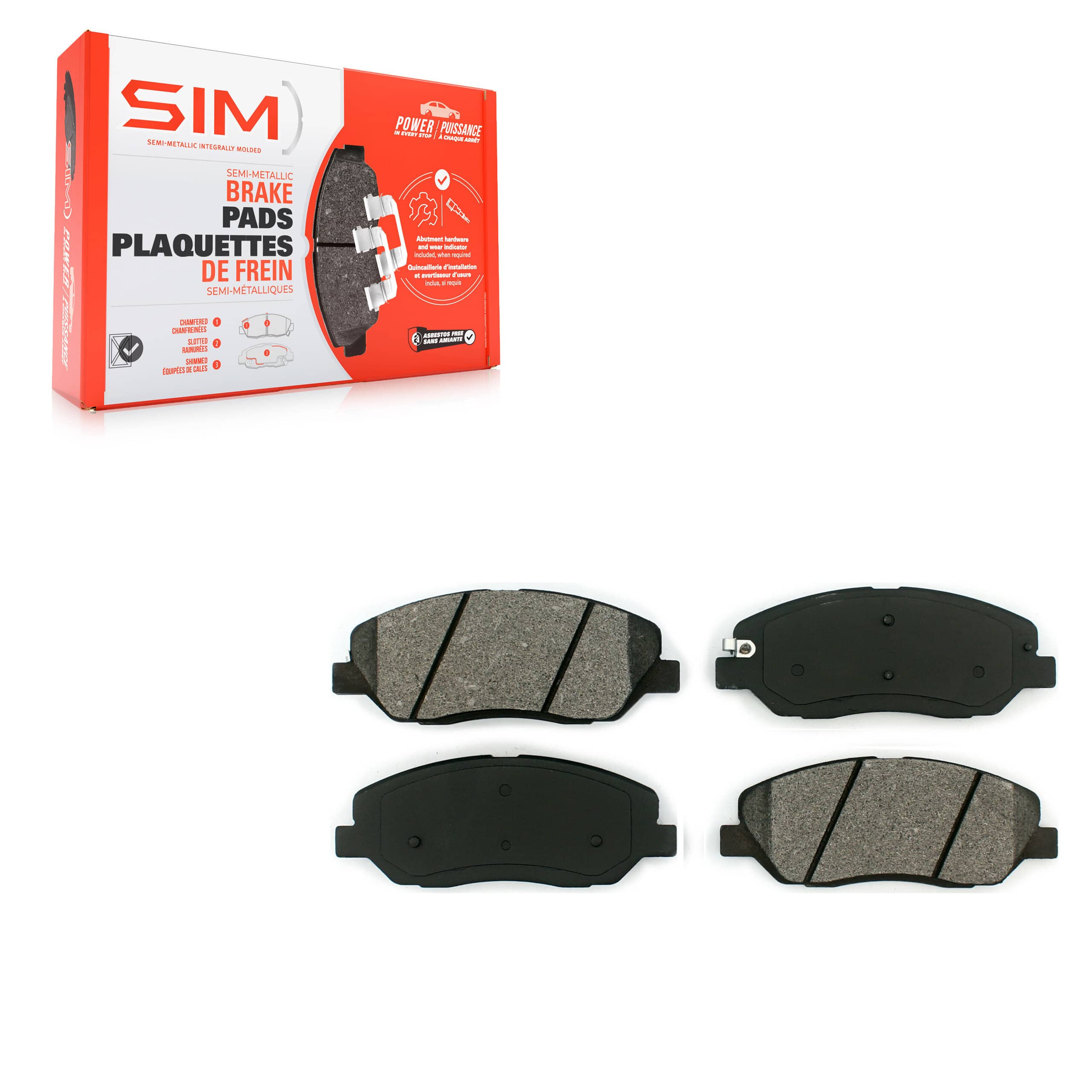 SIM - SIM-1202 - Front Disc Brake Pad