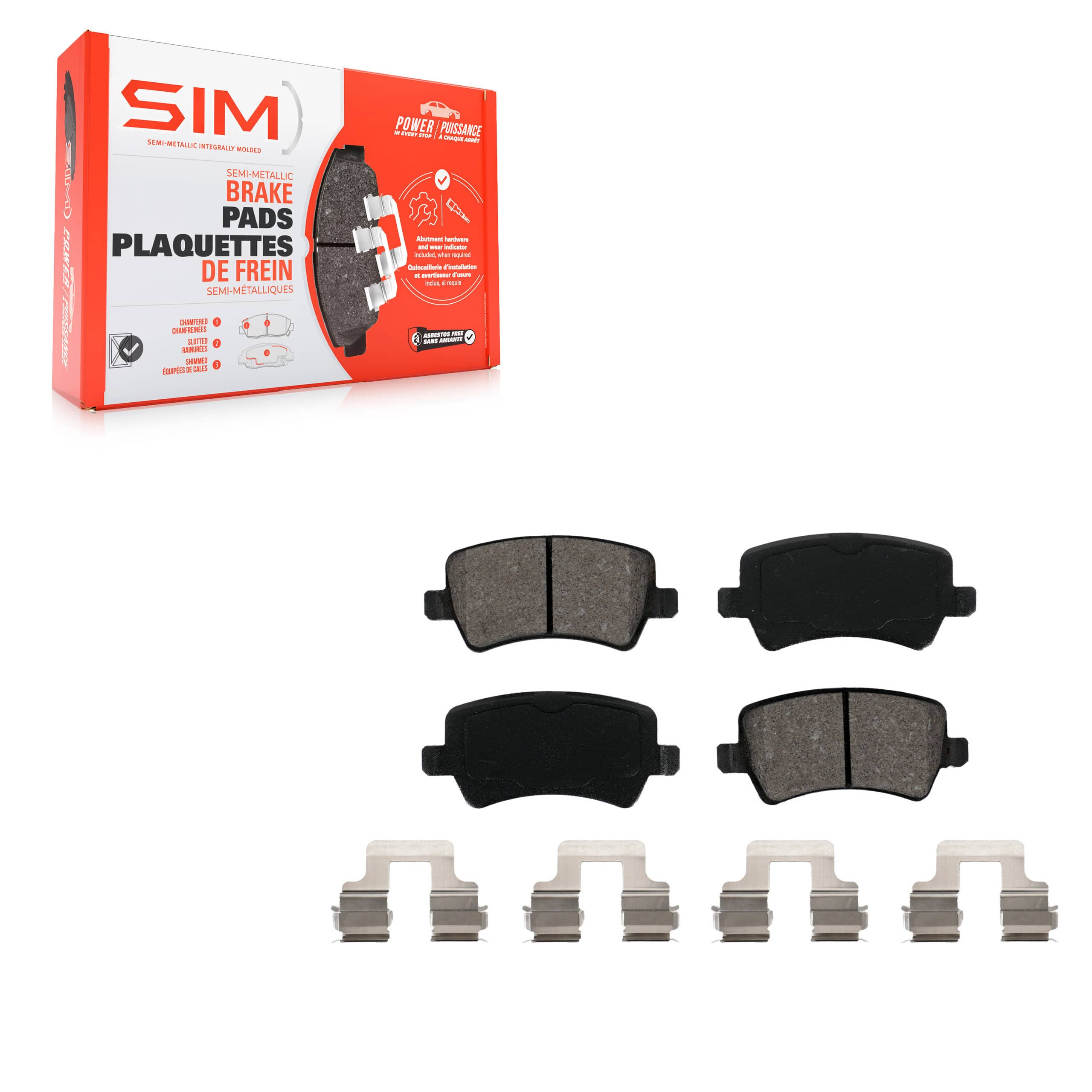 SIM - SIM-1307 - Rear Disc Brake Pad