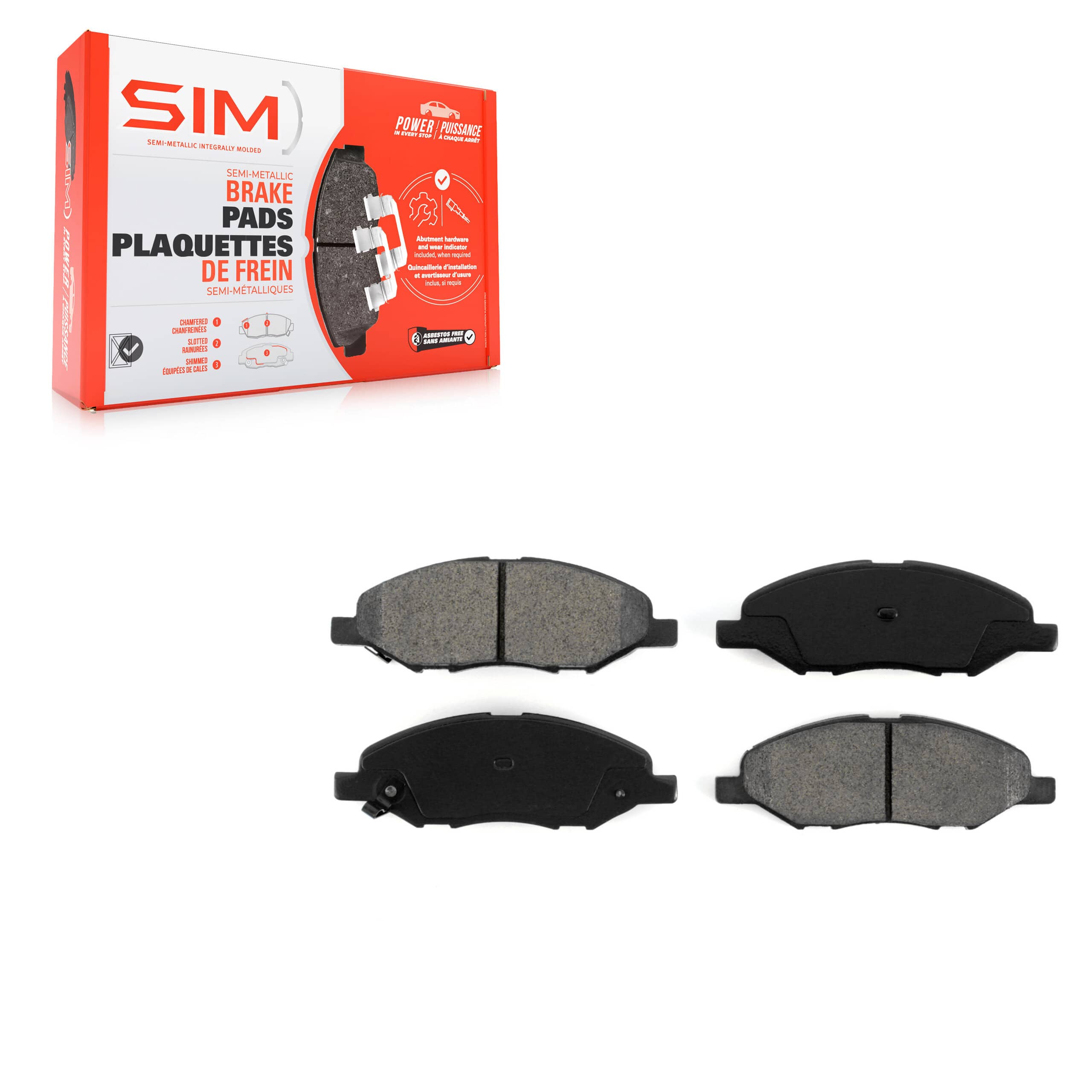 SIM - SIM-1345 - Front Disc Brake Pad