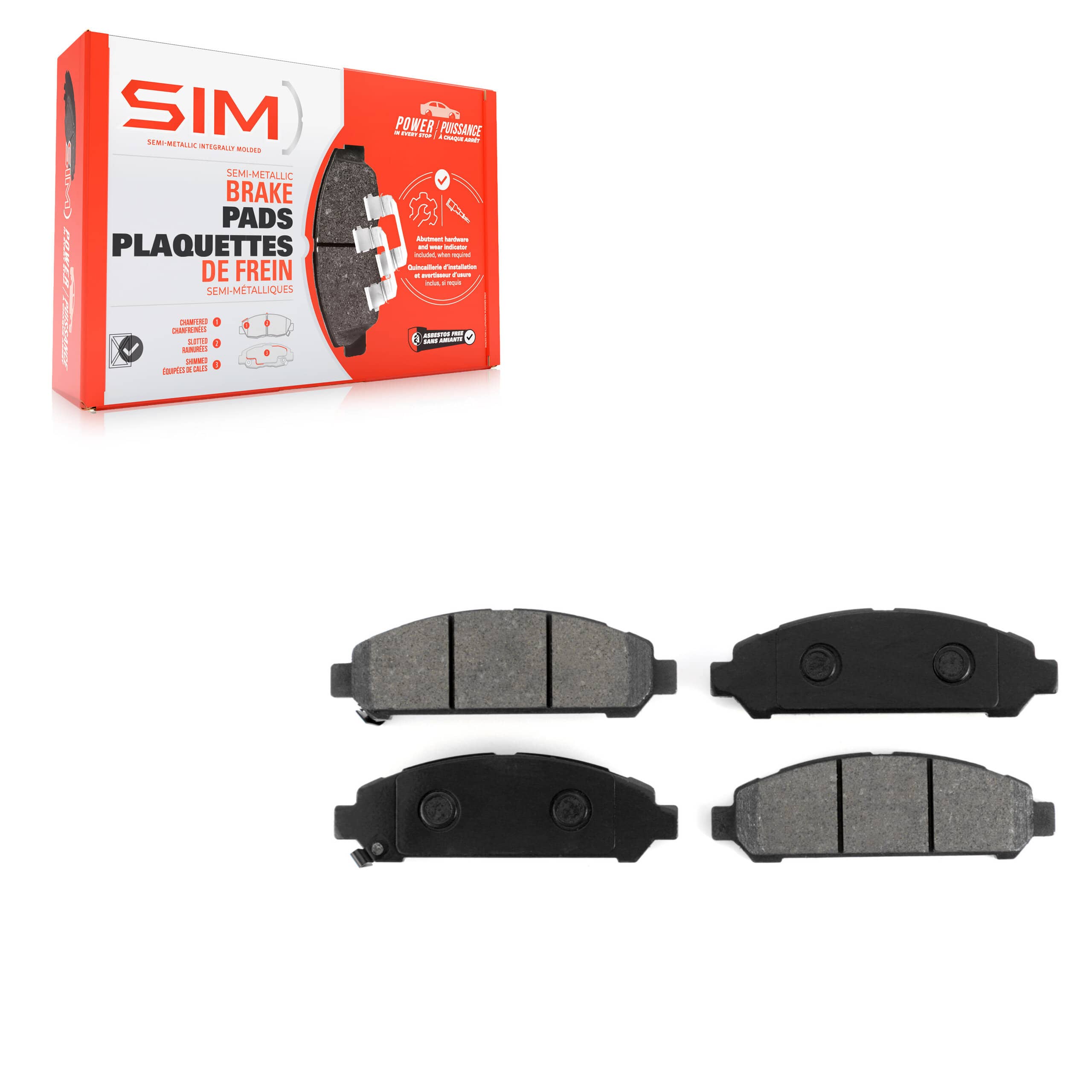 SIM - SIM-1401 - Front Disc Brake Pad