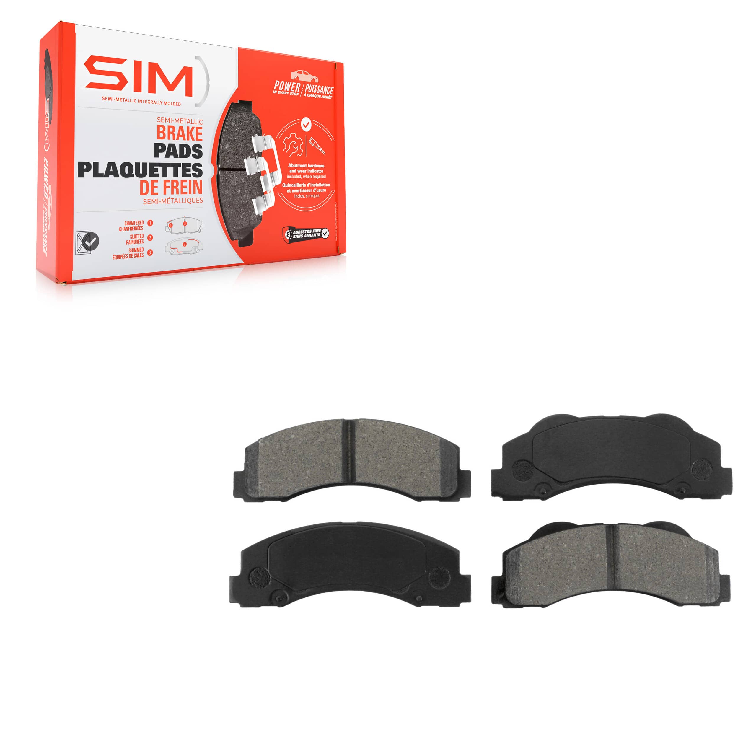 SIM - SIM-1414 - Front Disc Brake Pad