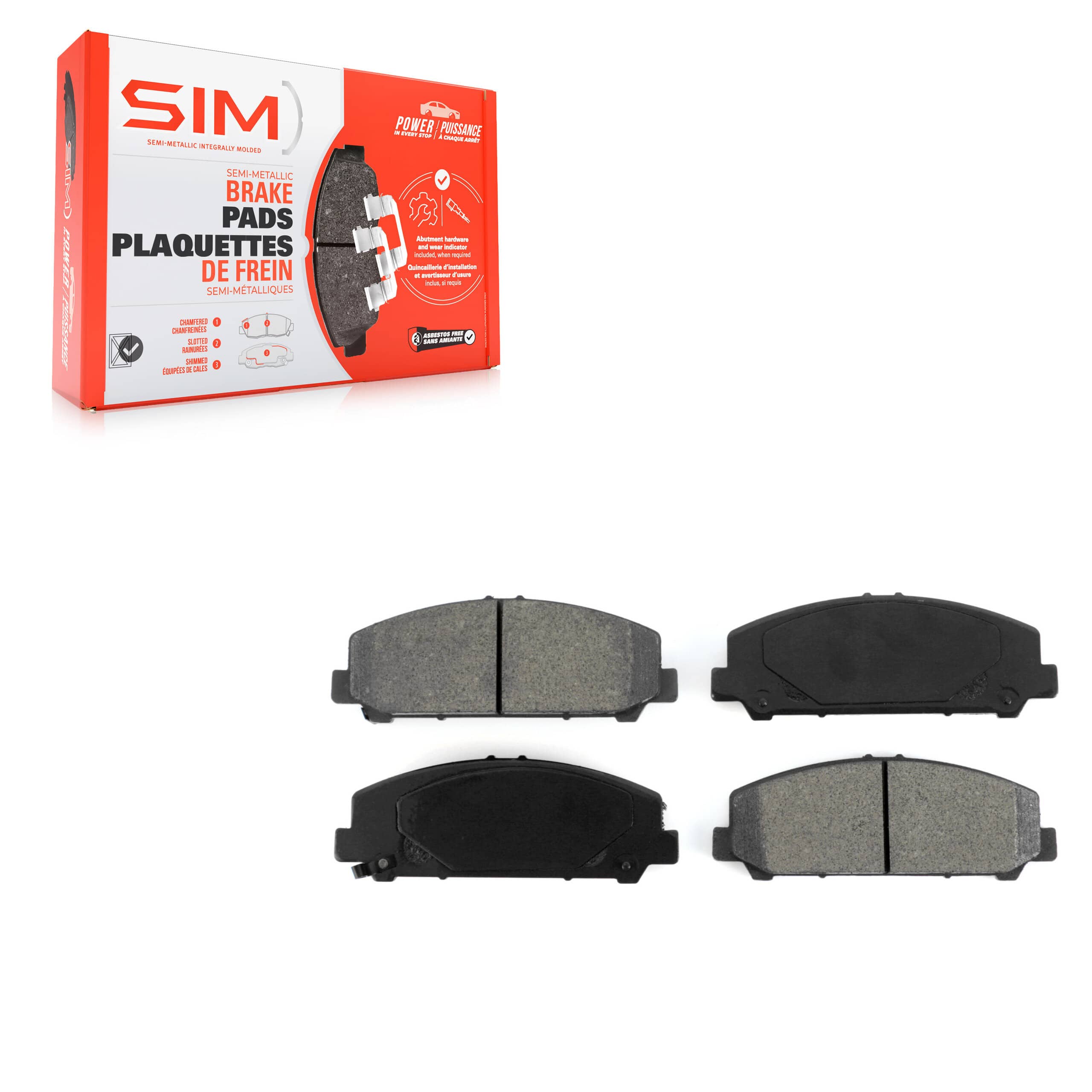 SIM - SIM-1509 - Front Disc Brake Pad