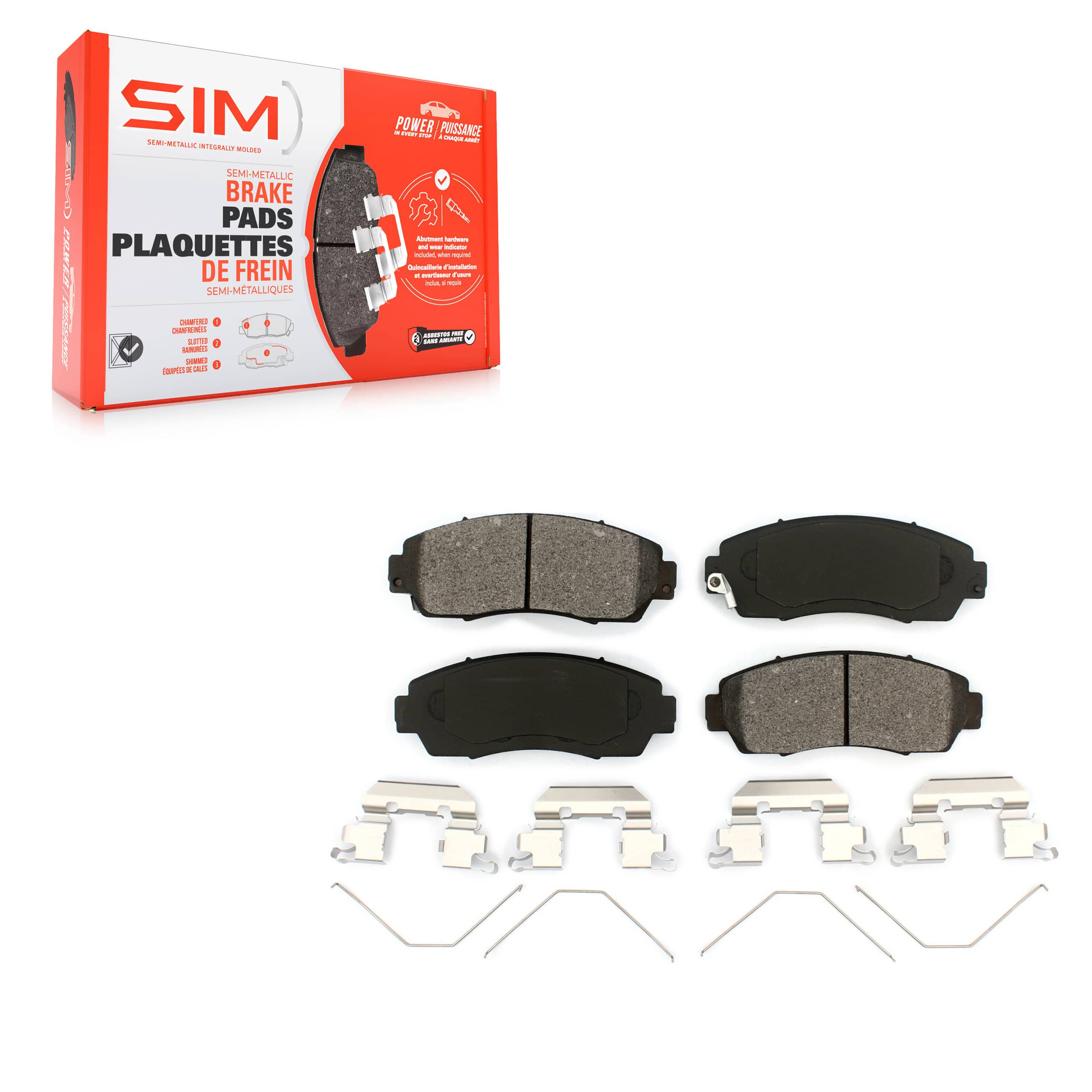 SIM - SIM-1521 - Front Disc Brake Pad