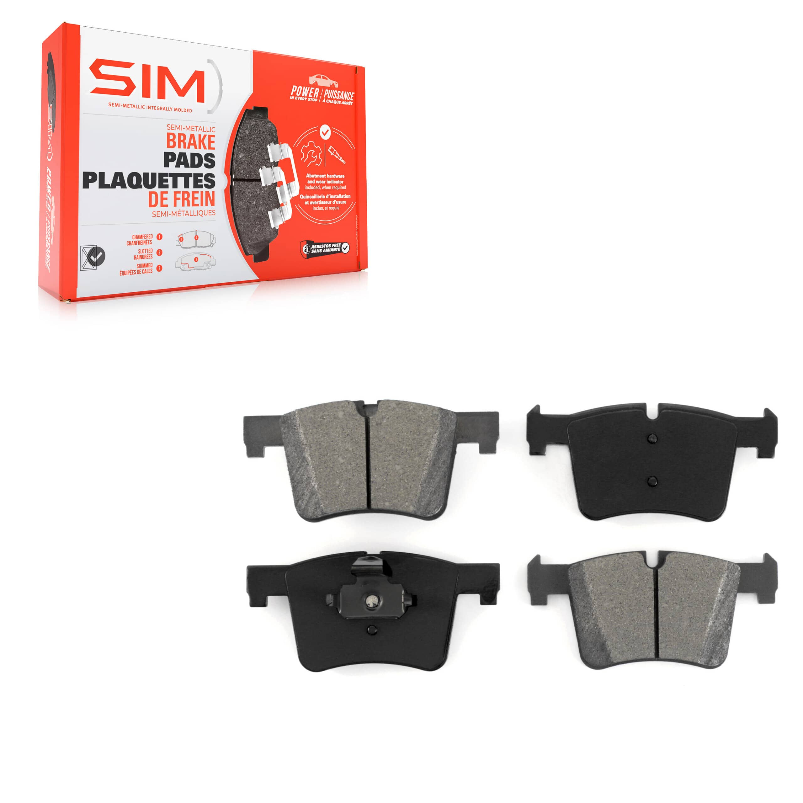 SIM - SIM-1561 - Front Disc Brake Pad