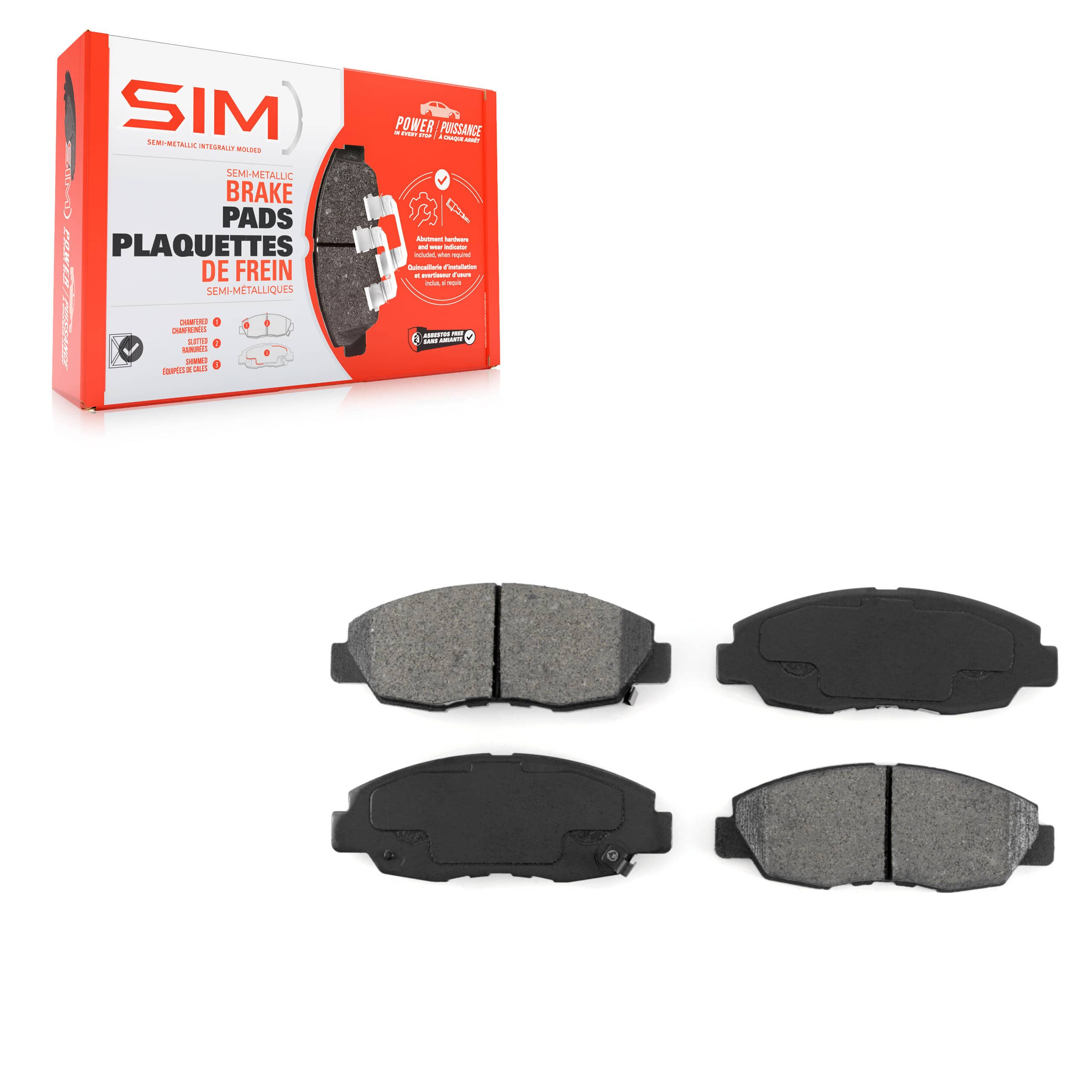 SIM - SIM-1578 - Front Disc Brake Pad