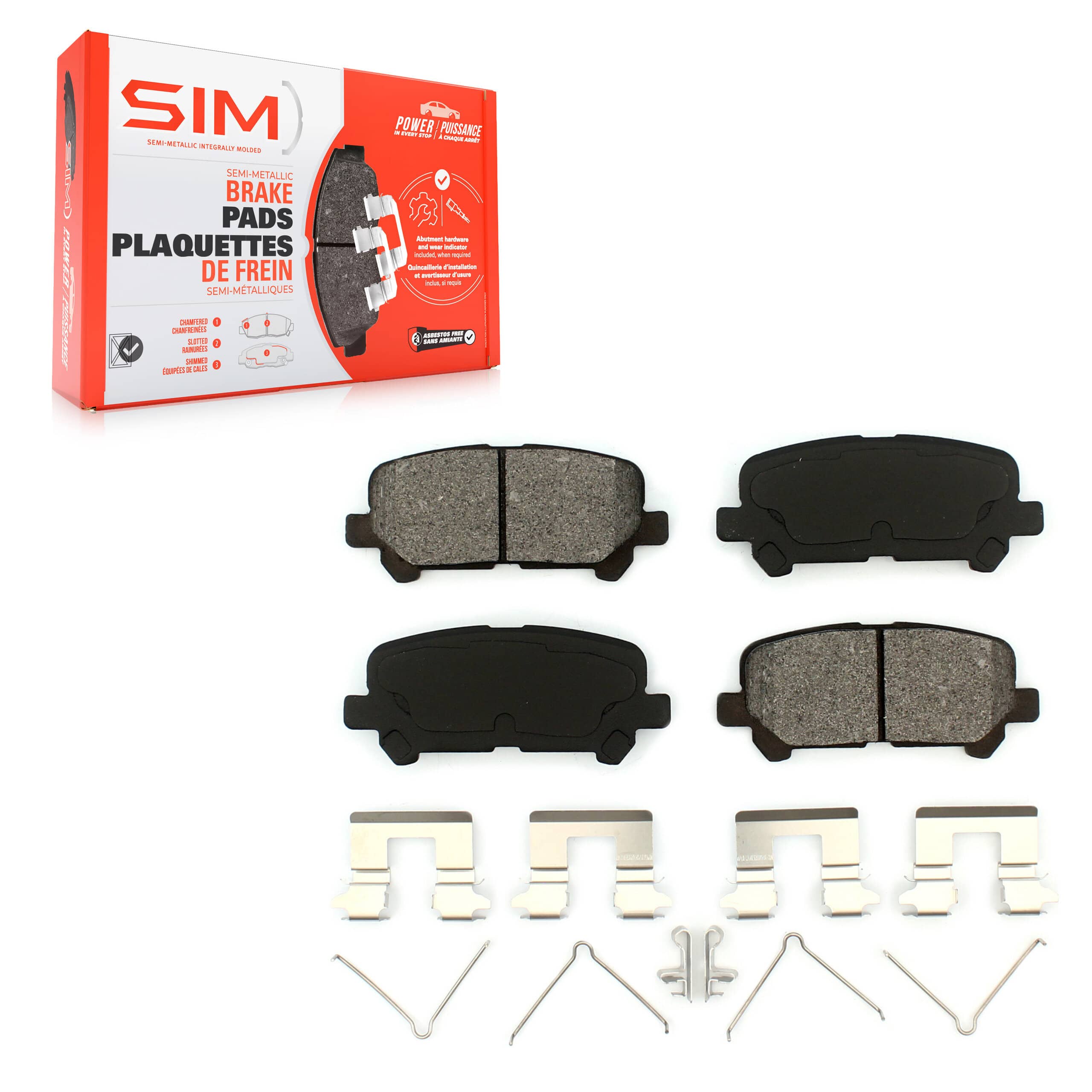 SIM - SIM-1585 - Rear Disc Brake Pad