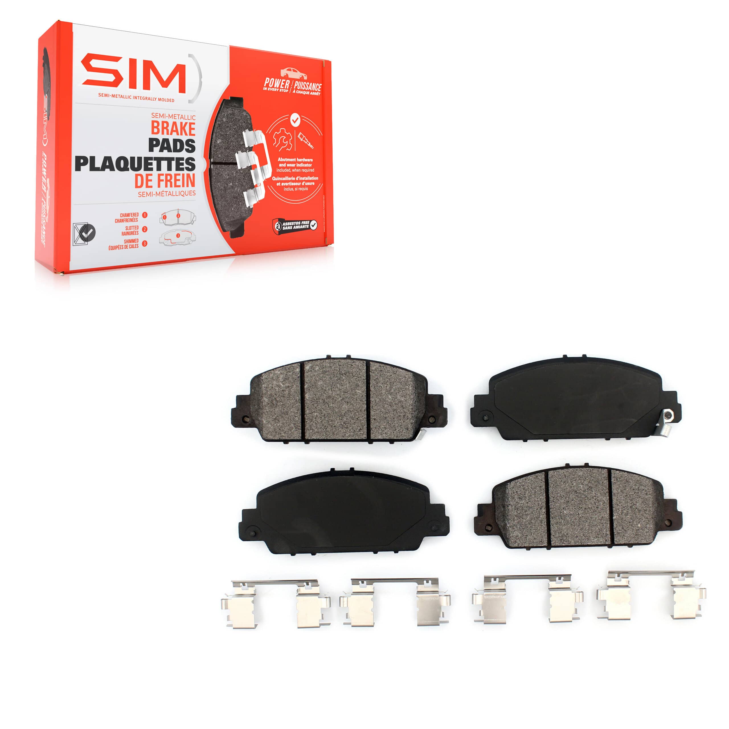 SIM - SIM-1654 - Front Disc Brake Pad