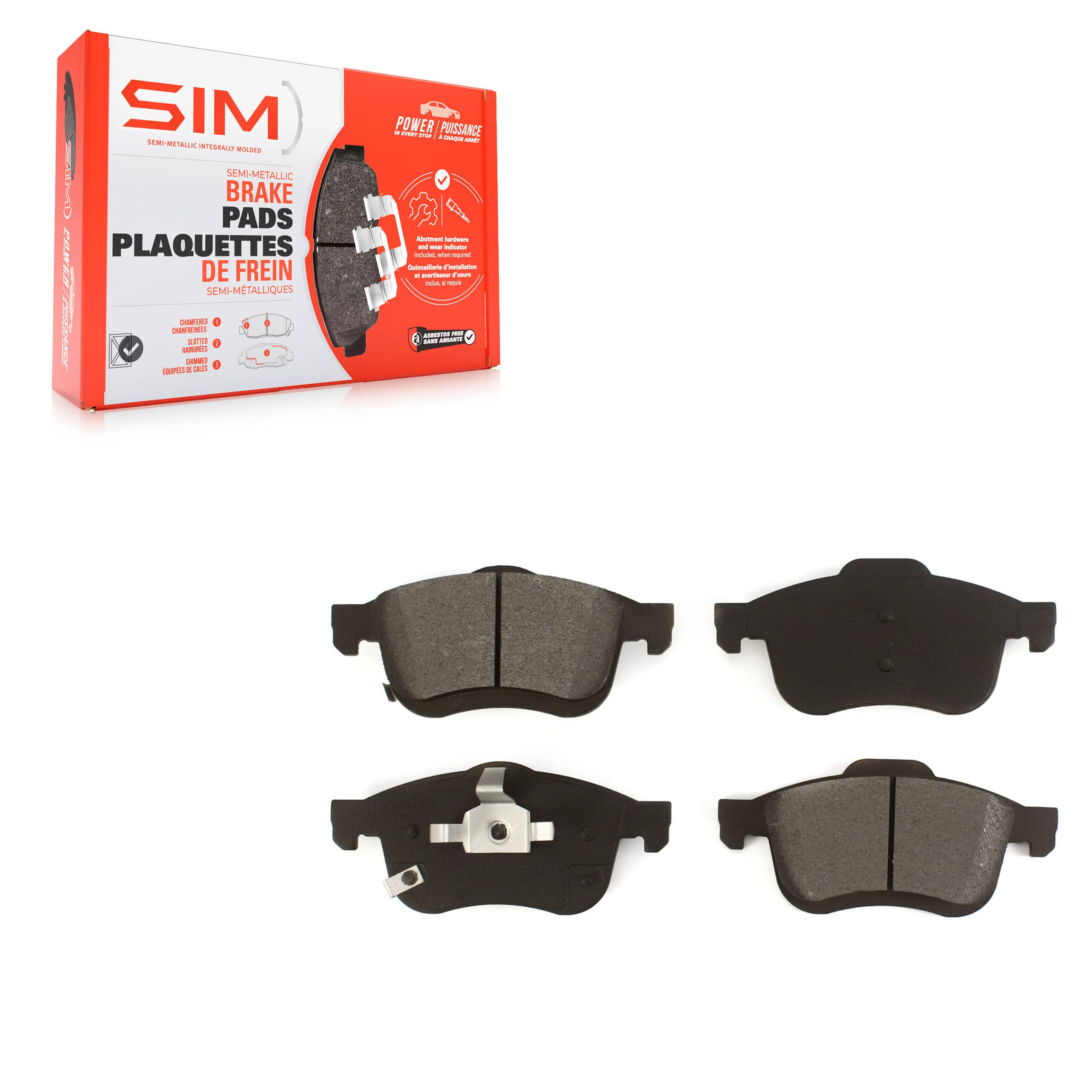 SIM - SIM-1721 - Front Disc Brake Pad