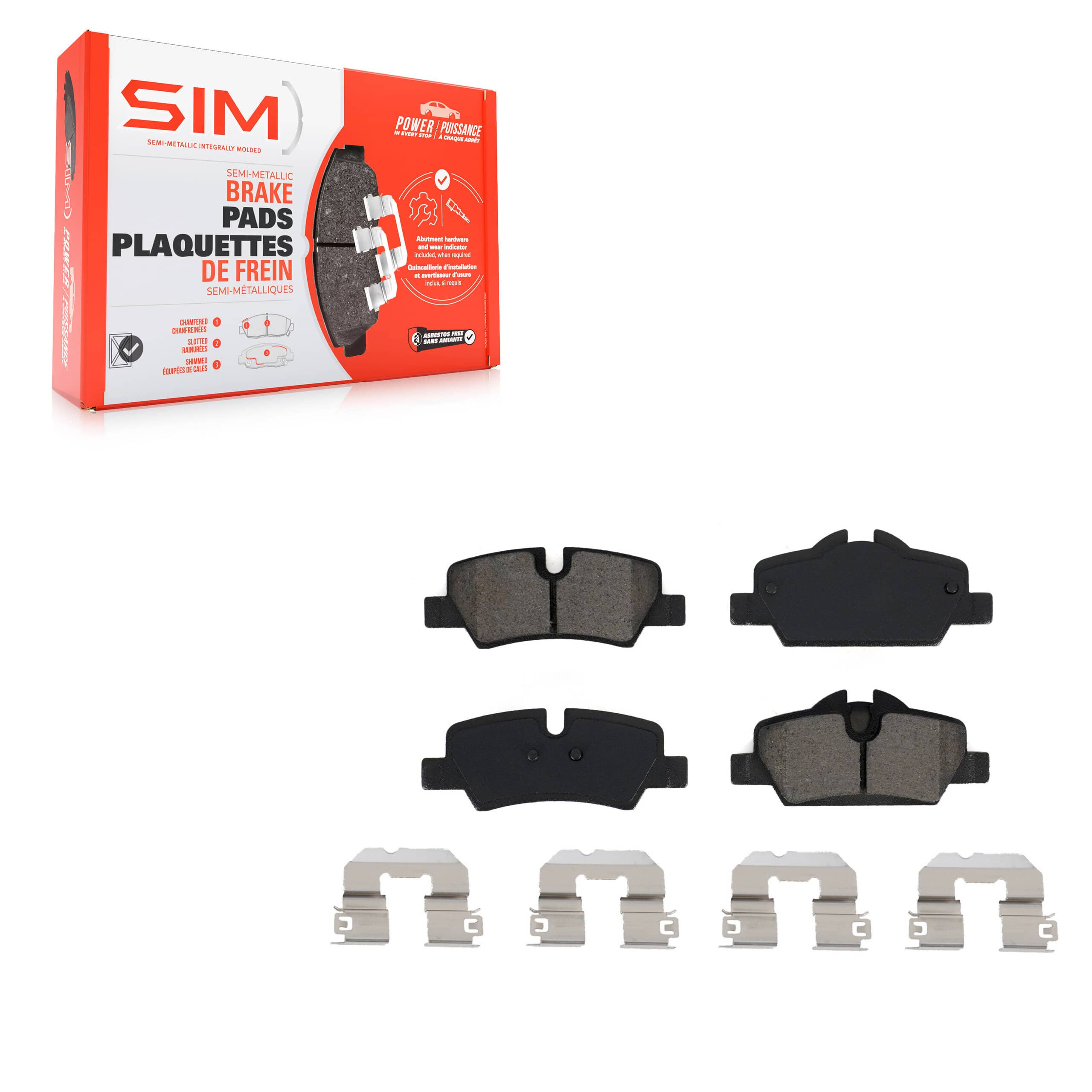 SIM - SIM-1800 - Rear Disc Brake Pad